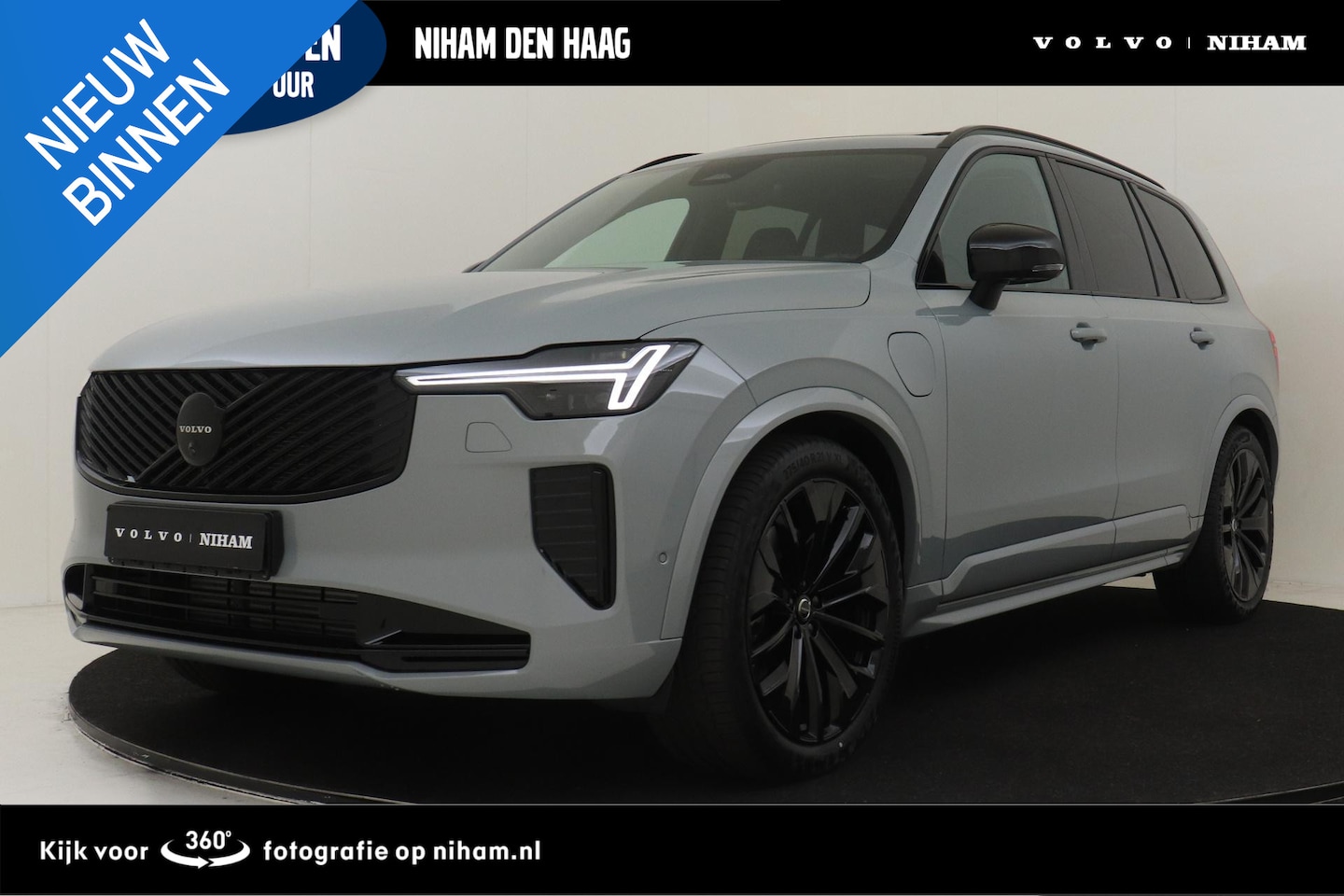 Volvo XC90 - II T8 PLUG-IN HYBRID AWD PLUS BLACK EDITION -PANO.DAK|BOWERS&WILKINS|LUCHTVERING|360°CAM|H - AutoWereld.nl