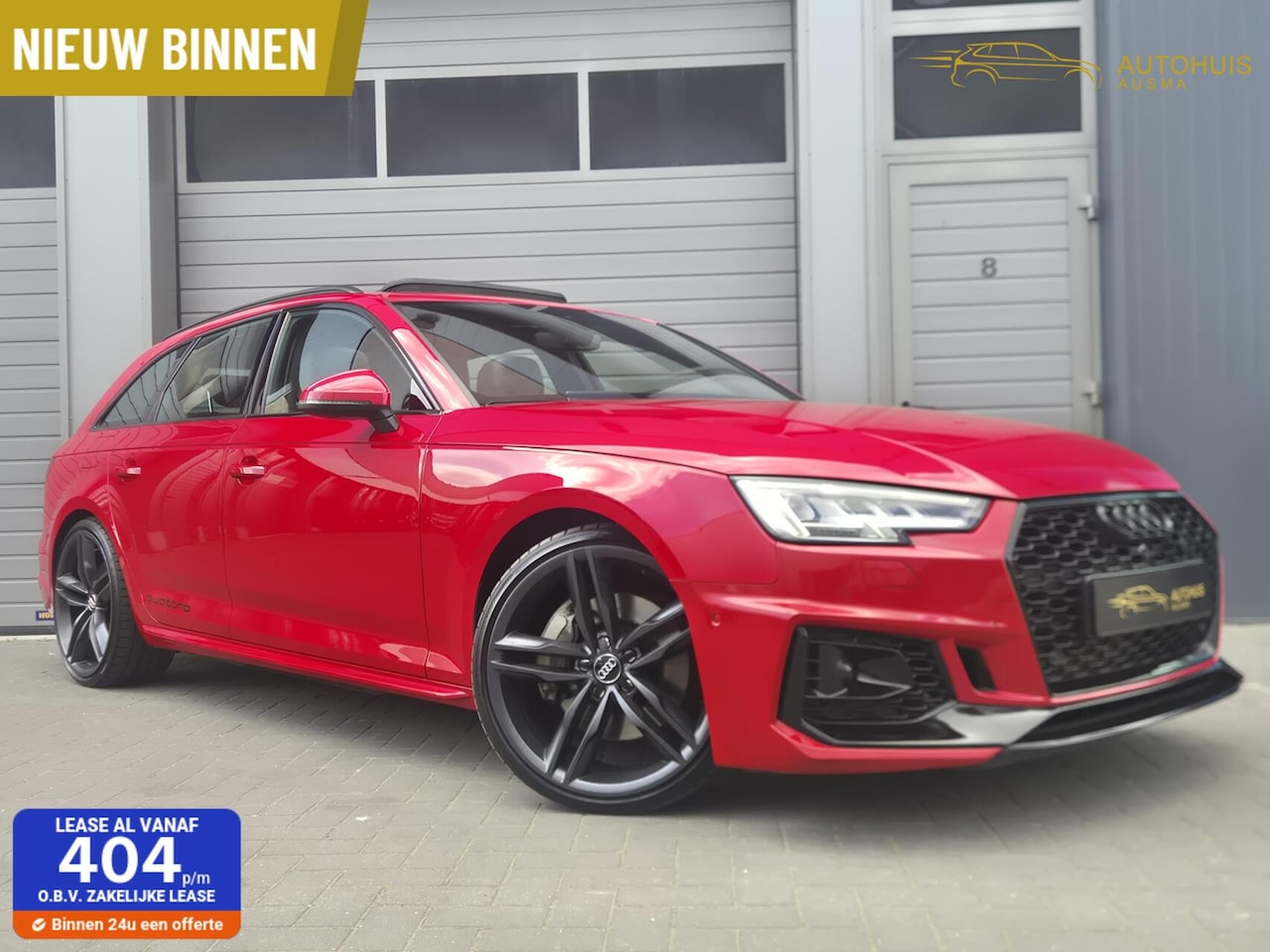 Audi A4 Avant - 2.0 TFSI quattro S-line/RS/Pano/B&O/ACC/Virtual/360/Alcantara/Head-Up/ - AutoWereld.nl