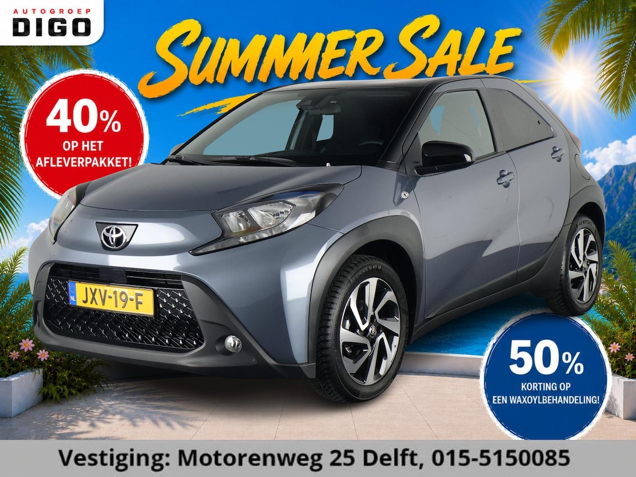 Toyota Aygo X - 1.0 VVT-i PULSE PACK BI-TONE GARANTIE 3-2035! CARPLAY NAVI.STOELVERWARMING. ADAPTIVE CRUIS - AutoWereld.nl