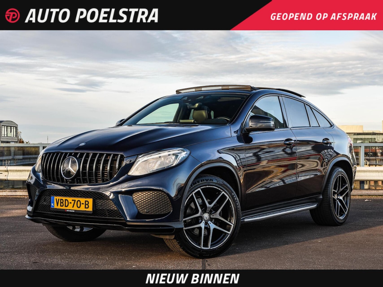 Mercedes-Benz GLE-Klasse Coupé - 350 d 4MATIC AMG Panoramadak Distronic Camera Night Edition Grijs Kenteken 350 d 4MATIC - AutoWereld.nl