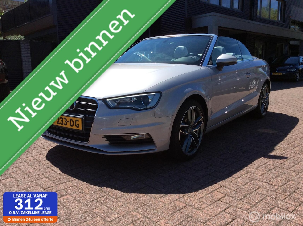 Audi A3 Cabriolet - 1.4 TFSI Ambition Sport Edition Open Days 1.4 TFSI Ambition Sport Edition Open Days leder - AutoWereld.nl