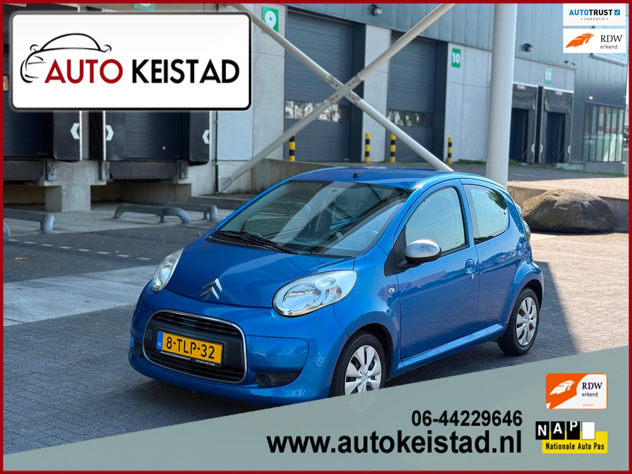 Citroën C1 - 1.0-12V AUTOMAAT 5-DEURS AIRCO/ELEKTR. RAMEN! 1 JAAR APK! - AutoWereld.nl