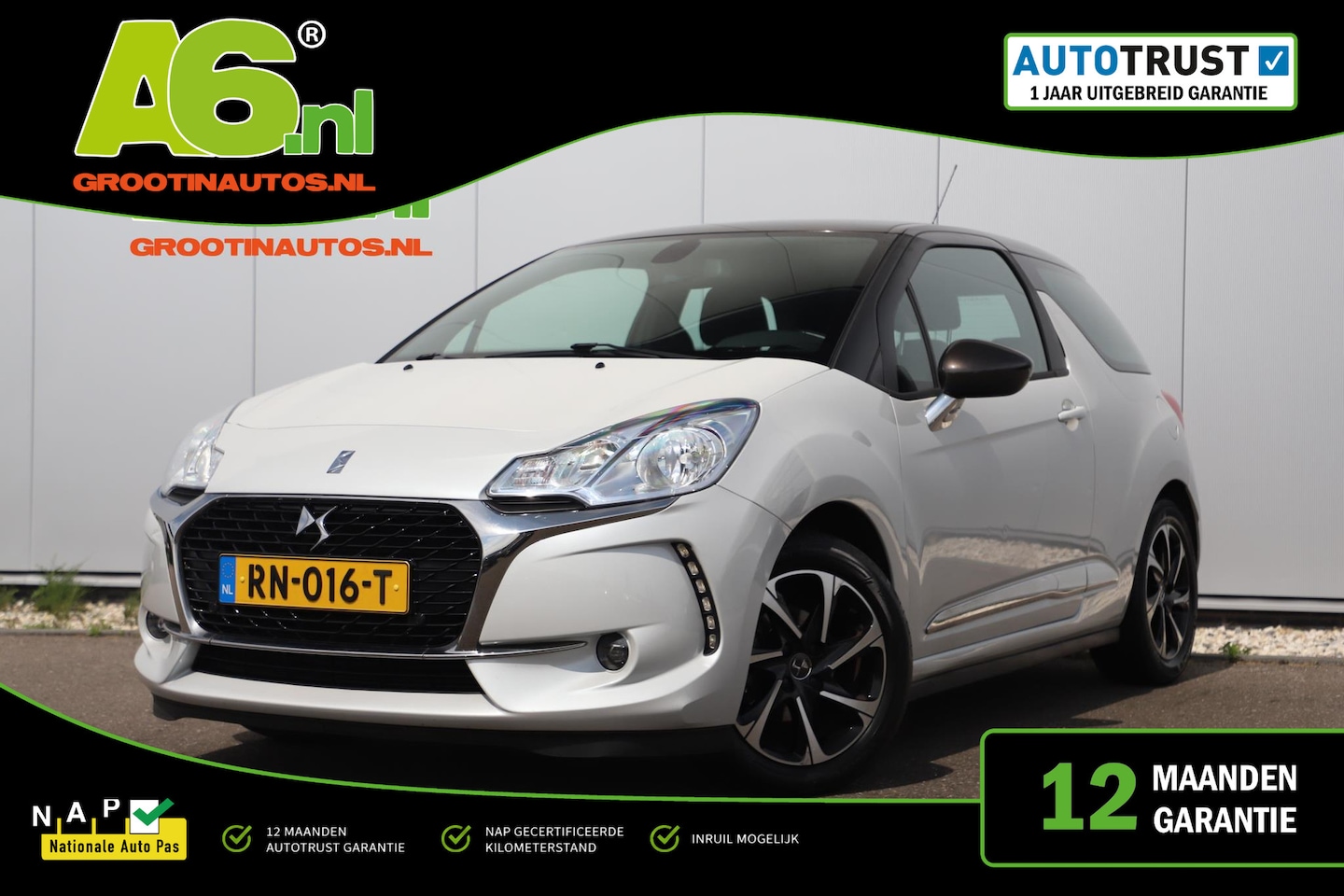 DS 3 - 1.2 PureTech Business 130PK Navigatie Bluetooth Clima Cruise PDC Carplay Android Auto Two - AutoWereld.nl