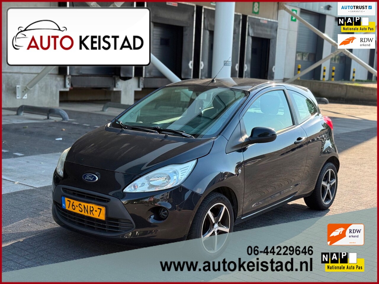Ford Ka - 1.2 Cool & Sound START/STOP AIRCO/ELEKTR. RAMEN! 1 JAAR APK! - AutoWereld.nl