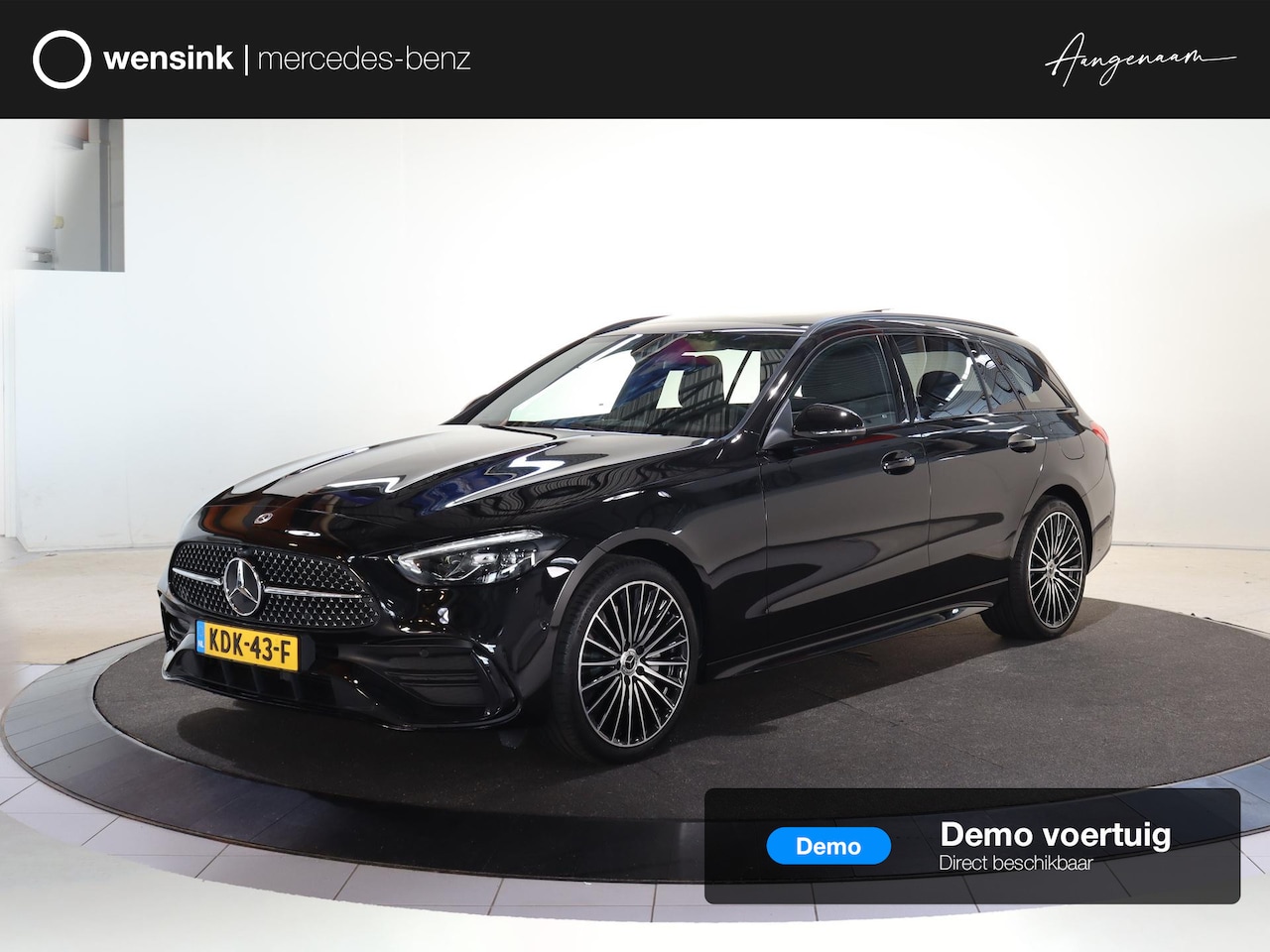 Mercedes-Benz C-klasse Estate - 300e Business Solution AMG | Panoramaschuifdak | Trekhaak | Nightpakket | Burmester | Stoe - AutoWereld.nl