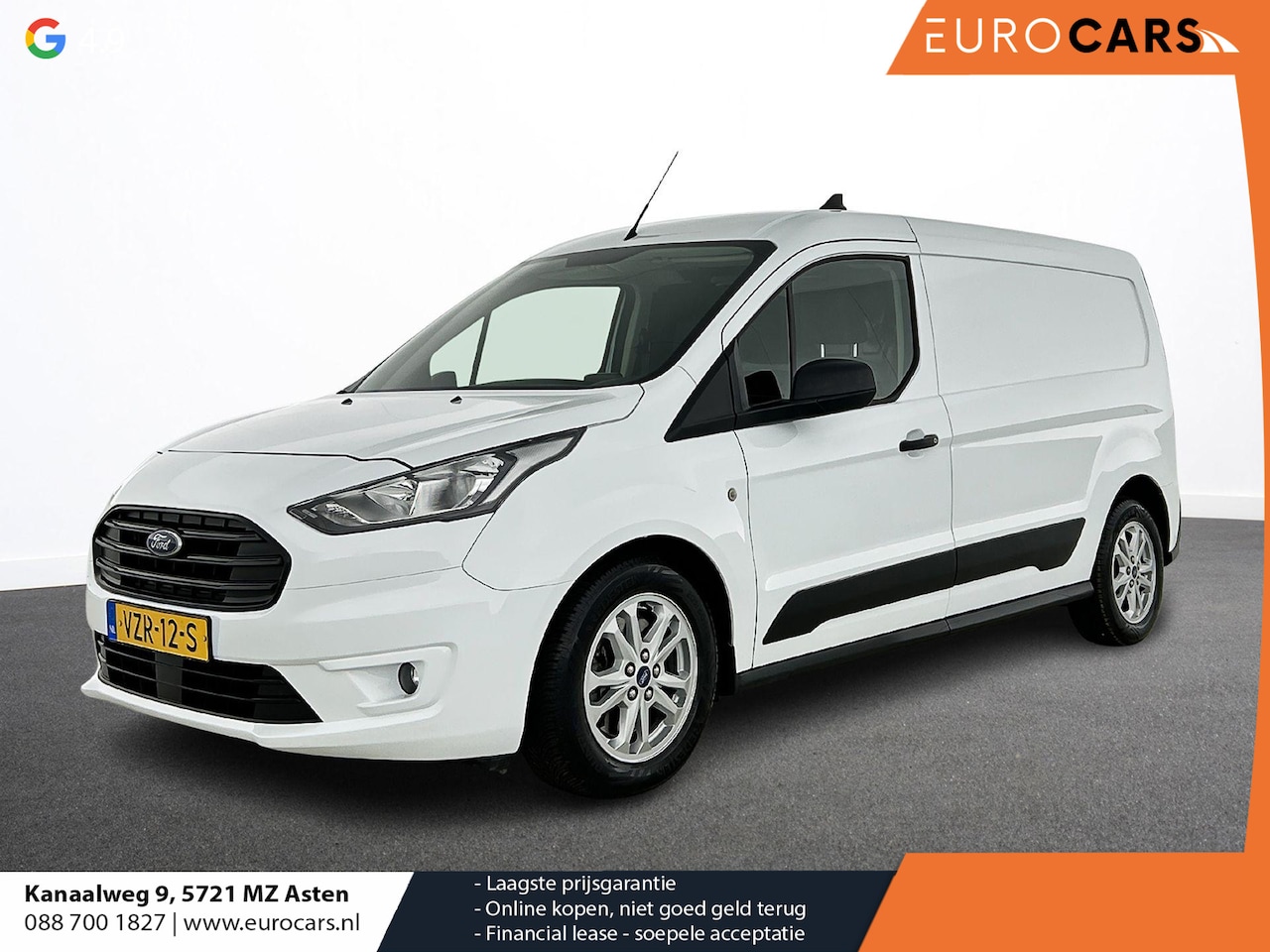 Ford Transit Connect - 1.5 EcoBlue Automaat L2 Trend Navigatie Airco Parkeersensoren Cruise Control 3Zits Camera - AutoWereld.nl