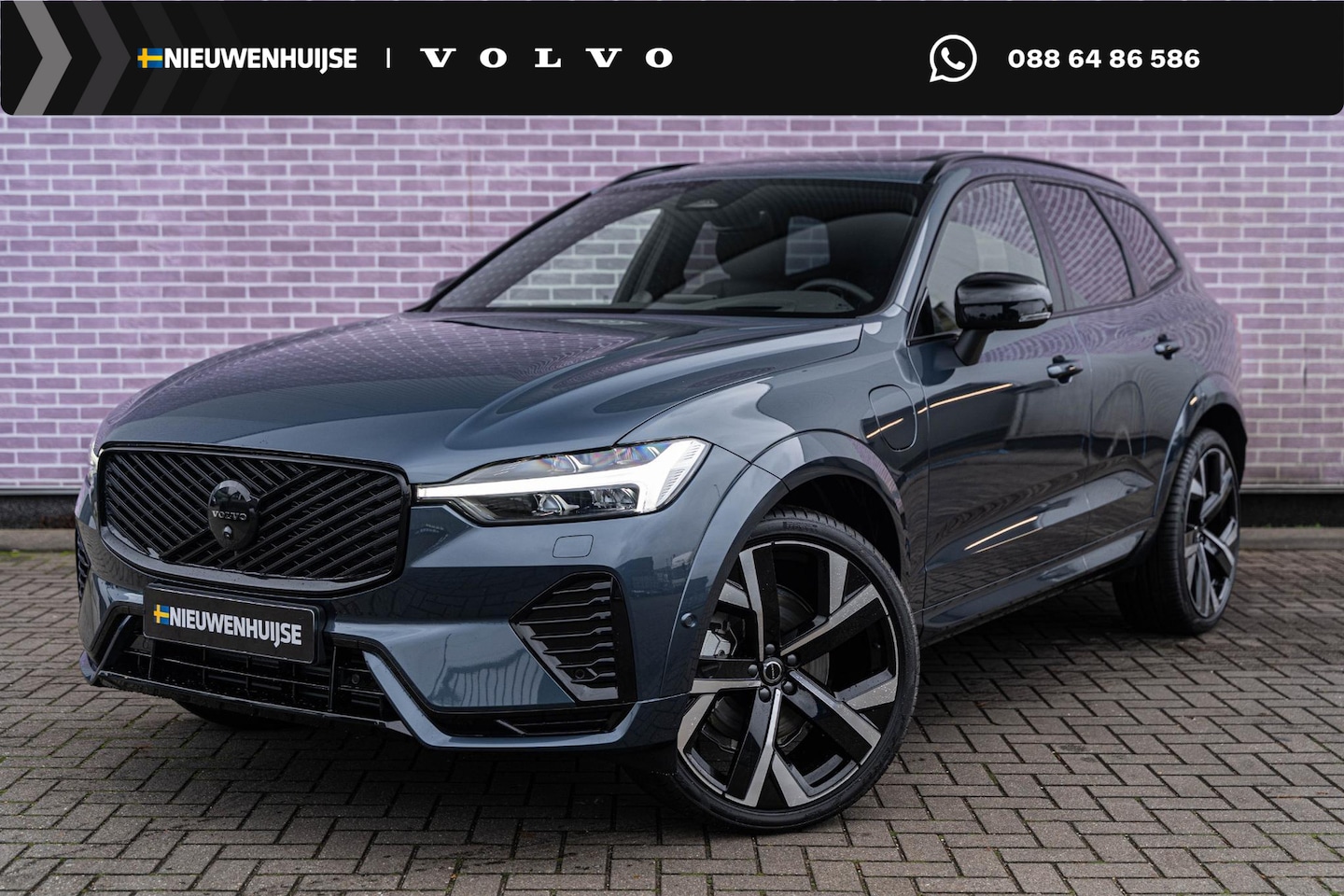Volvo XC60 - T6 Plug-in hybrid AWD Plus Black Edition | Long Range | Google | Panoramadak | 360 Camera - AutoWereld.nl