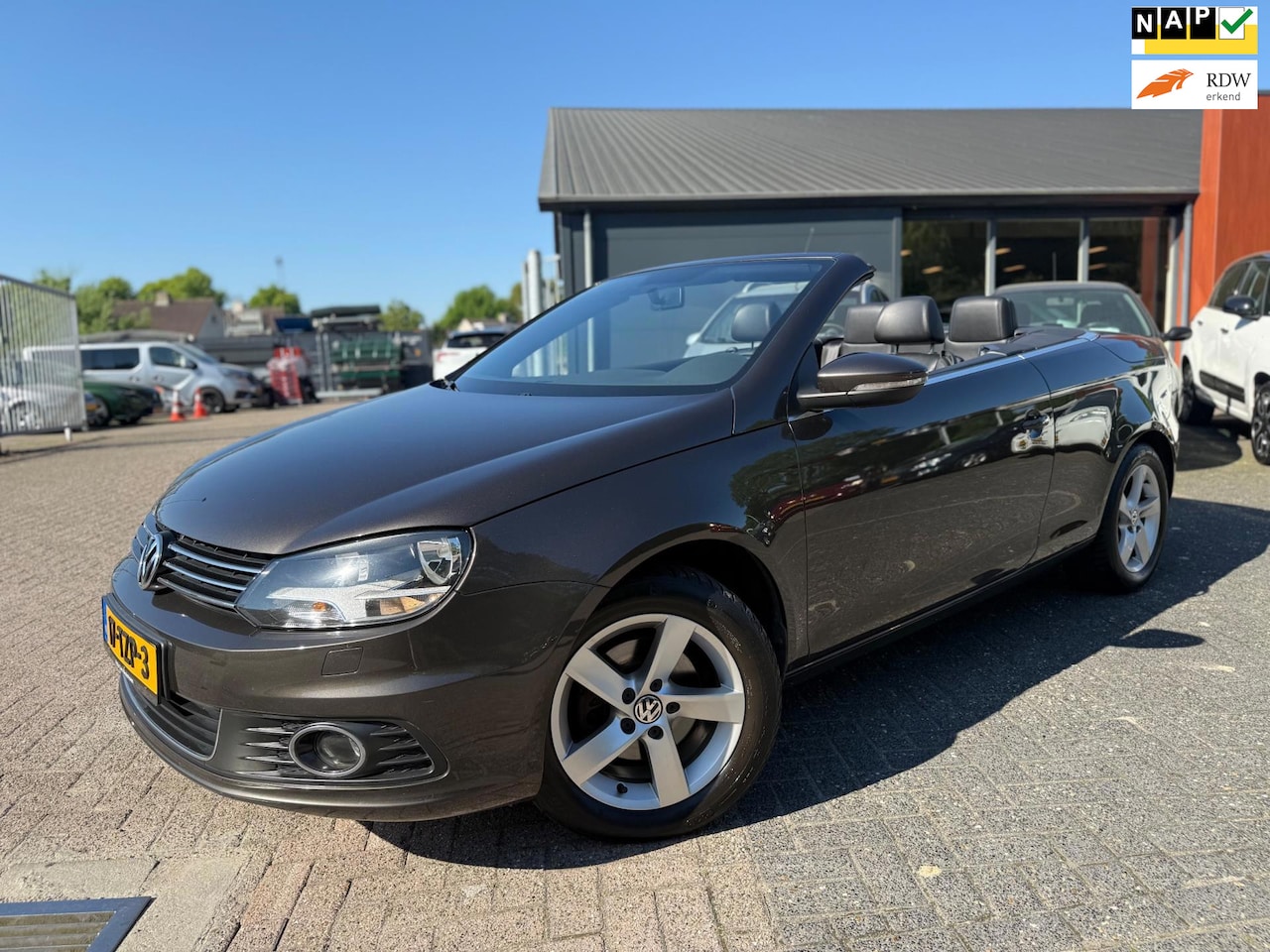 Volkswagen Eos - 1.4 TSI Highline*Perfecte Staat*Leer*Navi*Complete Historie Aanwezig!!! - AutoWereld.nl