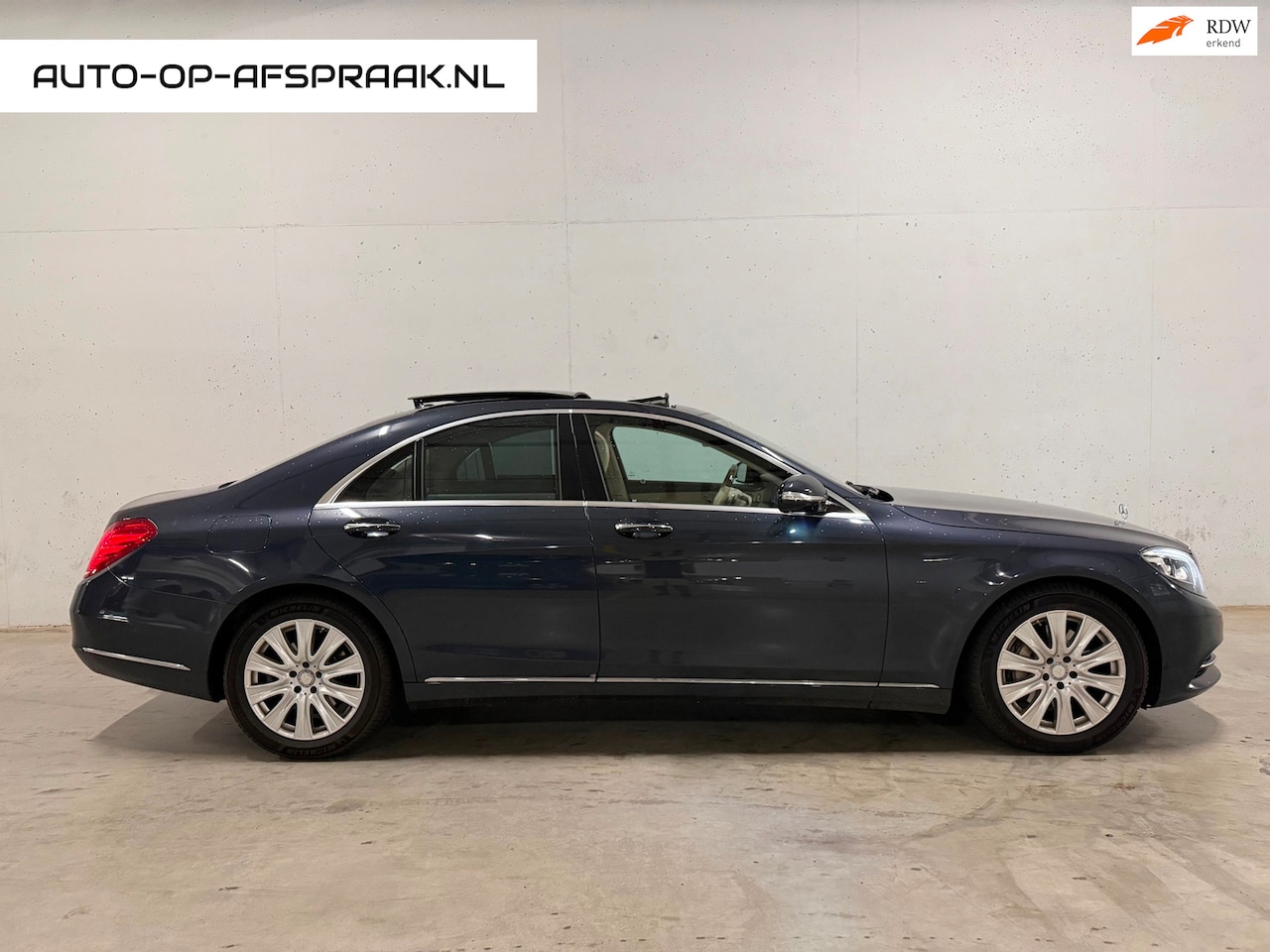Mercedes-Benz S-klasse - 350 4M Burmester Pano Camera Leer memory - AutoWereld.nl