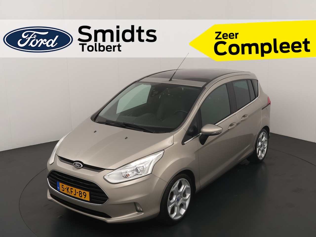 Ford B-Max - 100PK EcoBoost Titanium Pano | Trekhaak | Clima | Stoel & Voorruitverwarming | Park. Sens - AutoWereld.nl