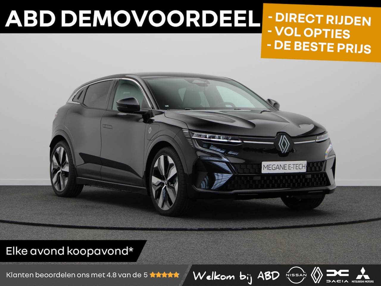 Renault Mégane E-Tech - comfort range techno 60 kWh | Stoelverwarming | Active driver assist | 360 graden camera | - AutoWereld.nl