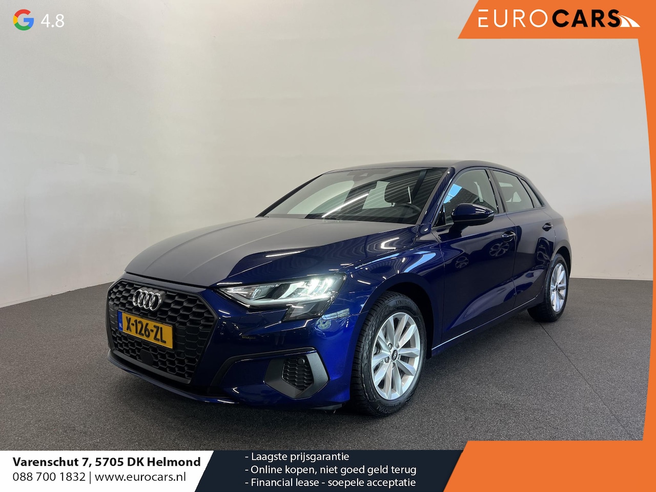 Audi A3 Sportback - 30 TFSI Pro Line Navigatie Apple Carplay Android Auto Parkeersensoren achter Cruise Contro - AutoWereld.nl