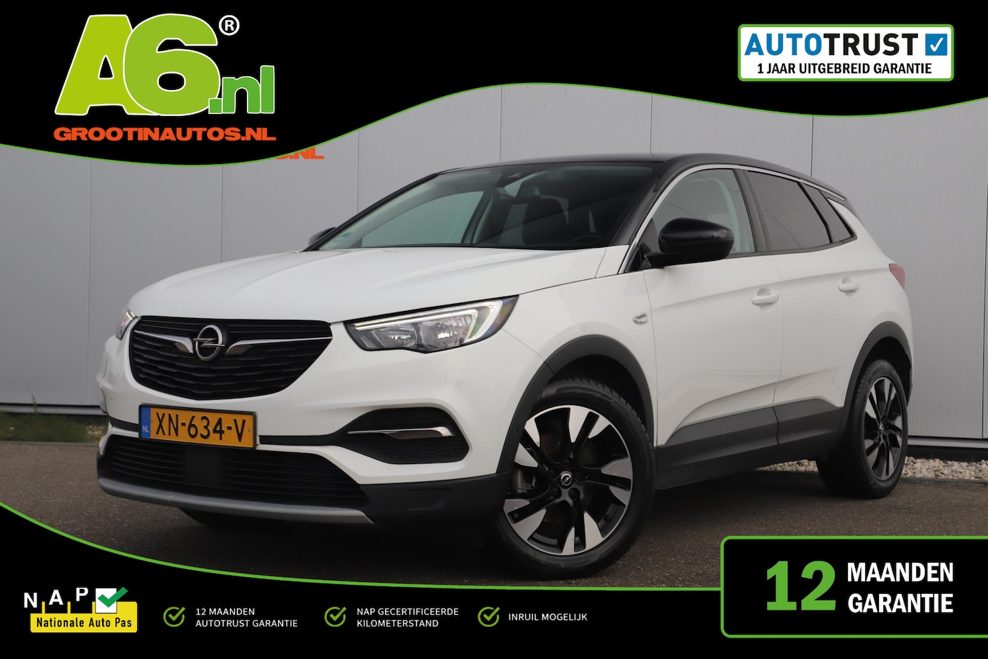 Opel Grandland X - 1.2 Turbo Business Executive 131PK Automaat Keyless Comfortstoelen 18 inch LMV Navigatie C - AutoWereld.nl