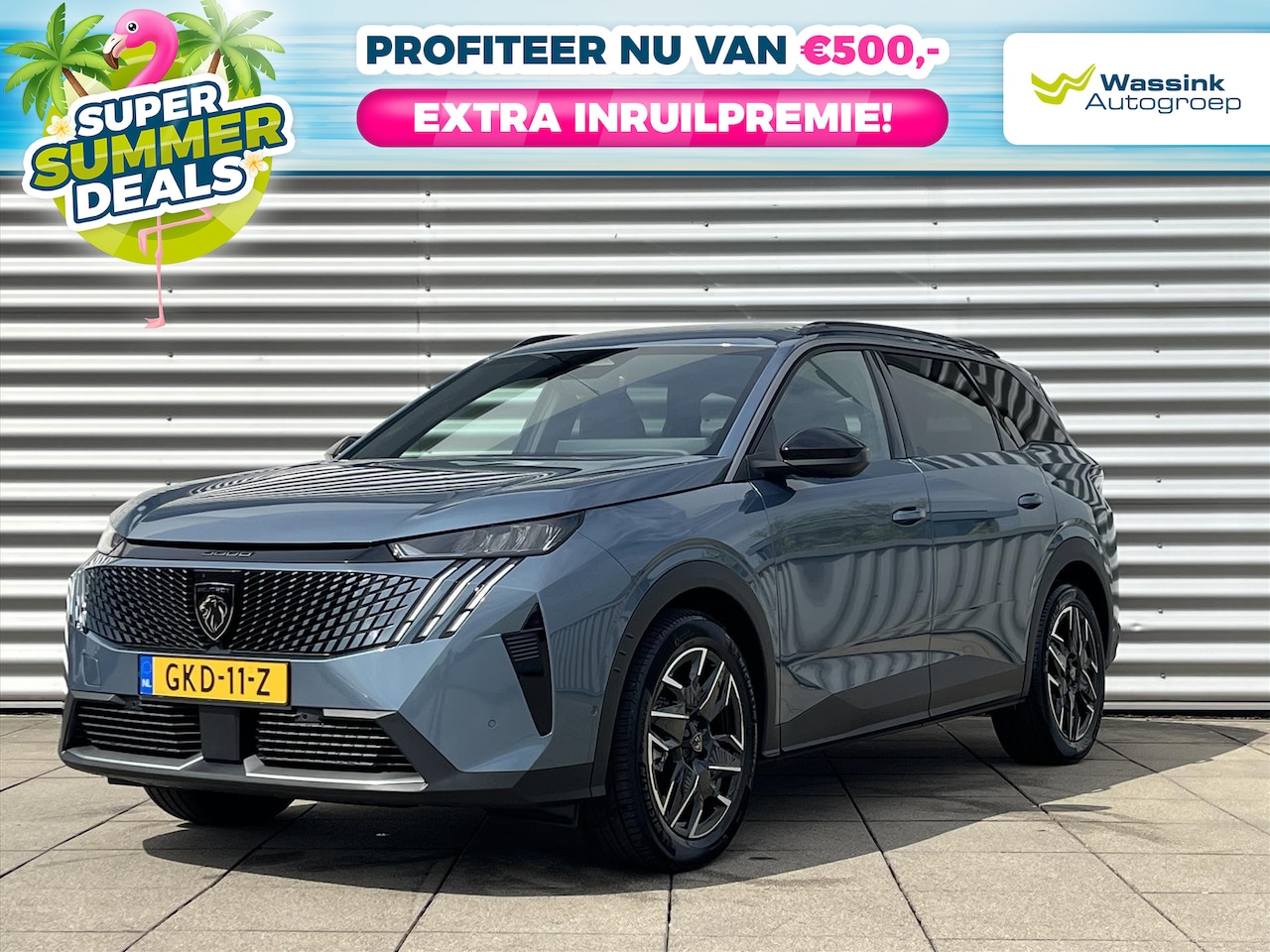 Peugeot 5008 - 1.2 Hybrid 136pk e-DSC6 Automaat Allure Pack Business | Navigatie | Panoramisch Display | - AutoWereld.nl