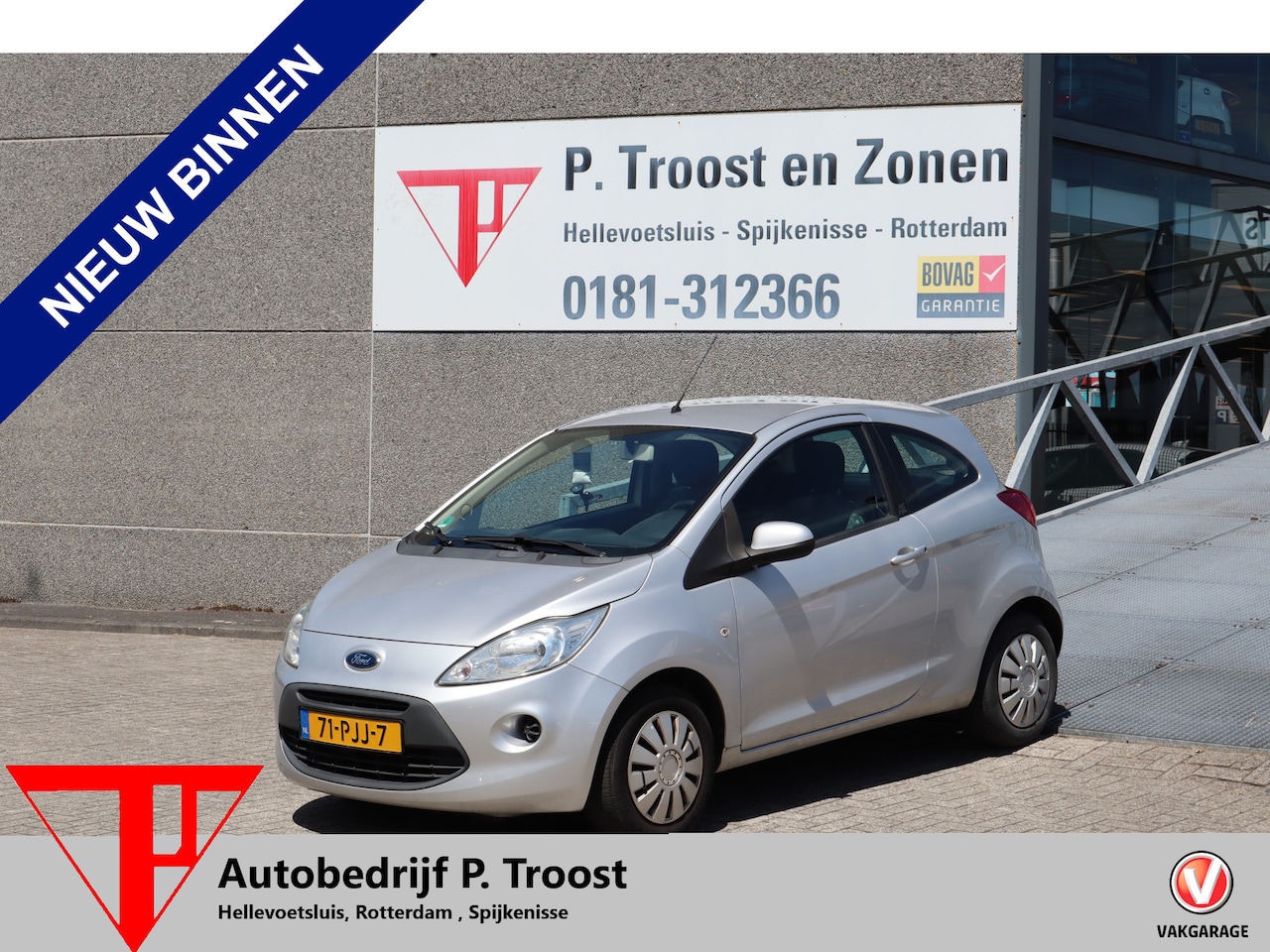 Ford Ka - 1.2 Comfort start/stop Airco/NAP/Radio CD-speler/Elektrische ramen/Elektrisch verstelbare - AutoWereld.nl