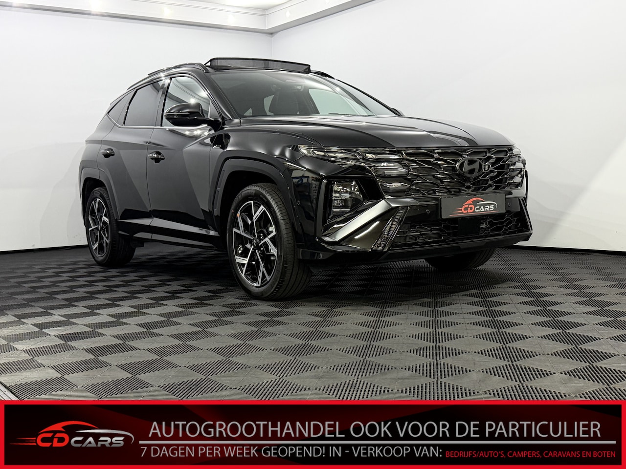 Hyundai Tucson - 1.6 T-GDI HEV N Line Sky Plug-in Pano, 360 Camera, Navi, Head-up display, Memory stoelen, - AutoWereld.nl