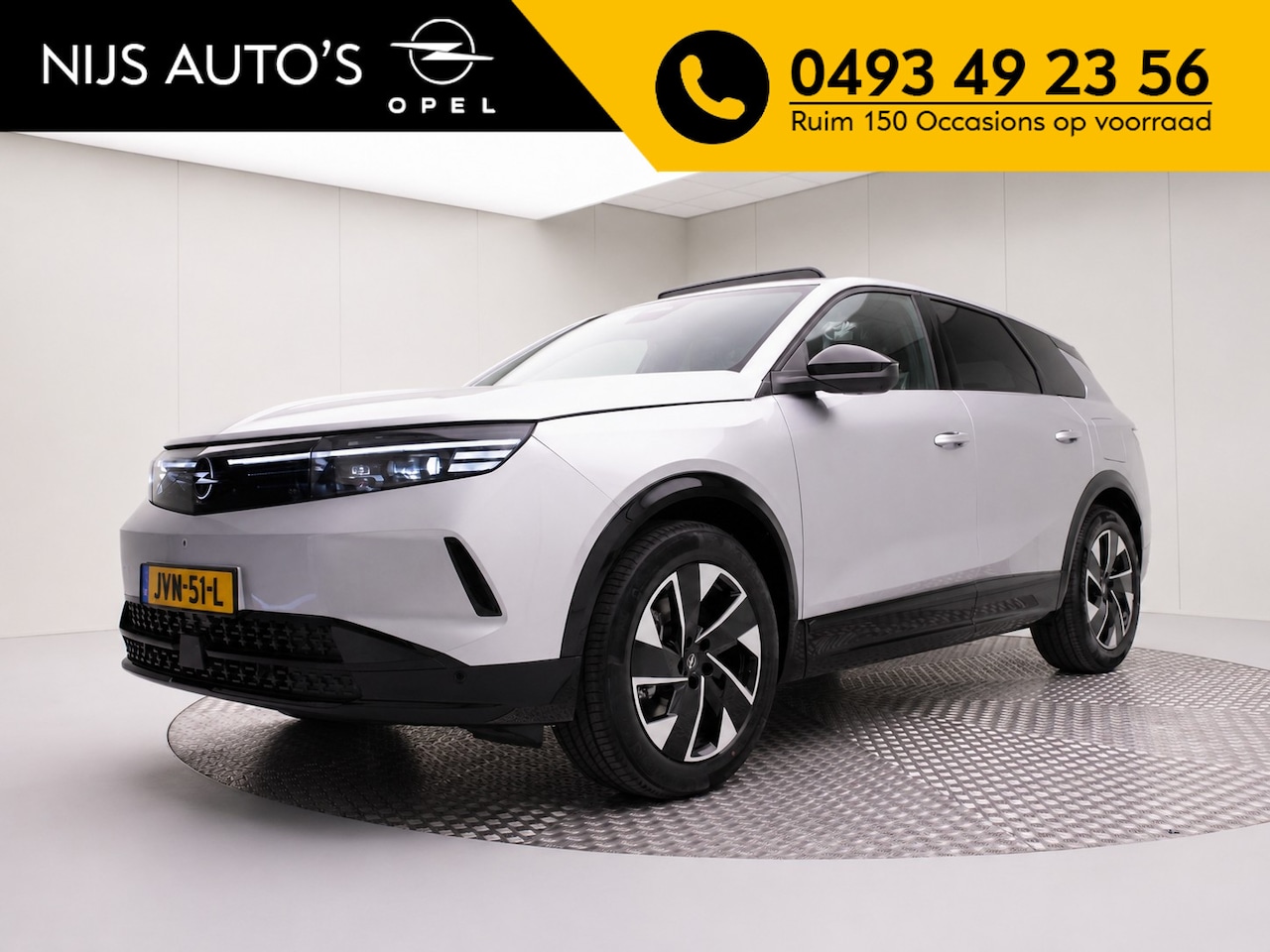 Opel Grandland Electric - Business Ed. | 73 kWh | Panoramadak | Adapt. Cruise | Carplay Draadloos | Camera v&a + 360 - AutoWereld.nl