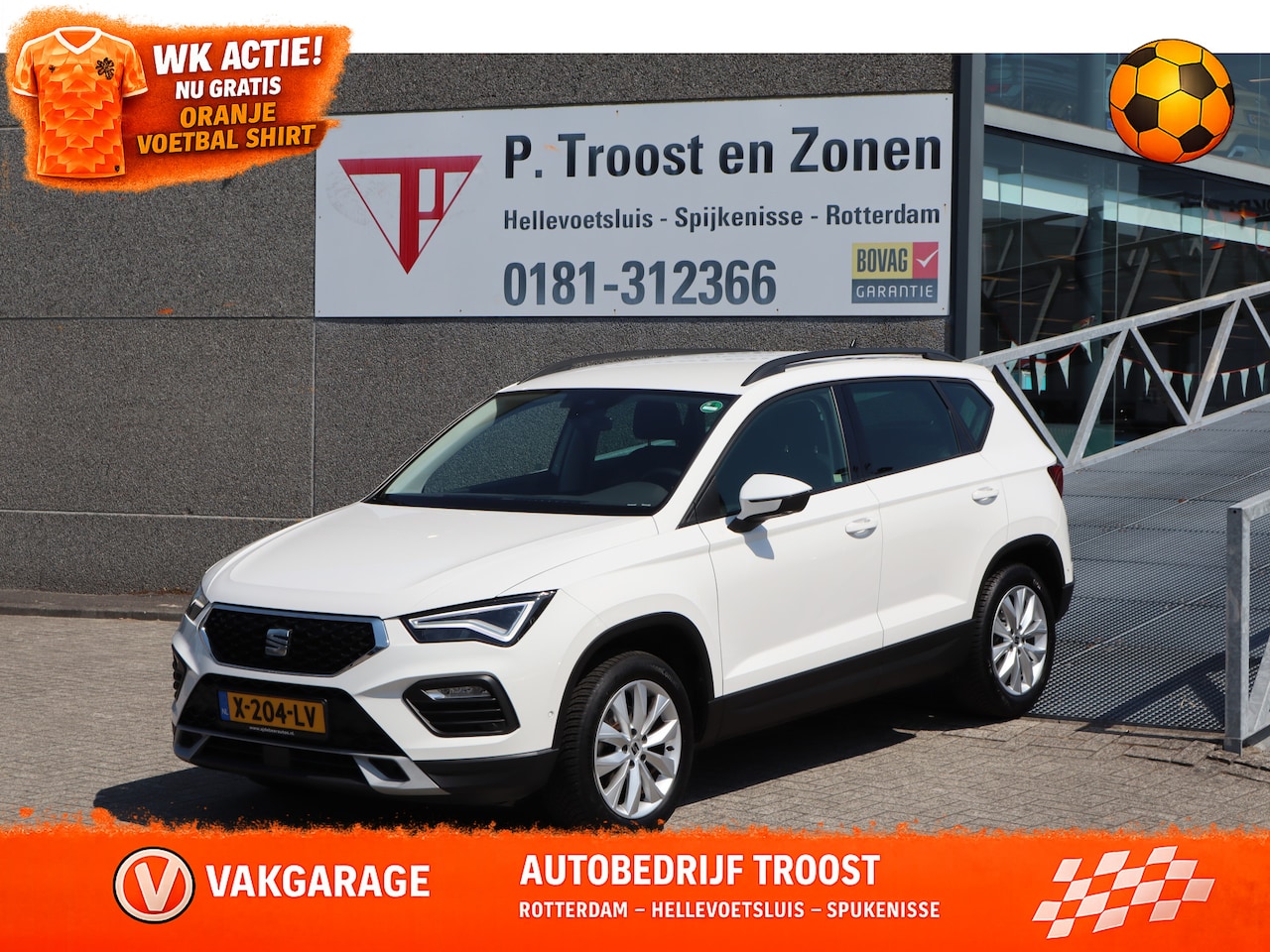 SEAT Ateca - 1.5 TSI Style Business Trekhaak/Apple carplay/Parkeer assistent/Cruise control/Navigatie/D - AutoWereld.nl