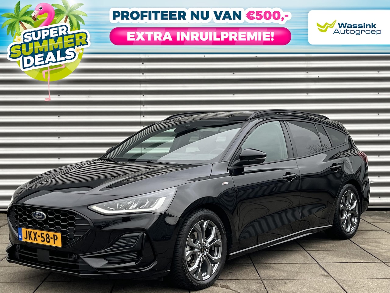 Ford Focus Wagon - 1.0 EcoBoost Hybrid ST Line Navigatie | Camera | Pack Winter - AutoWereld.nl