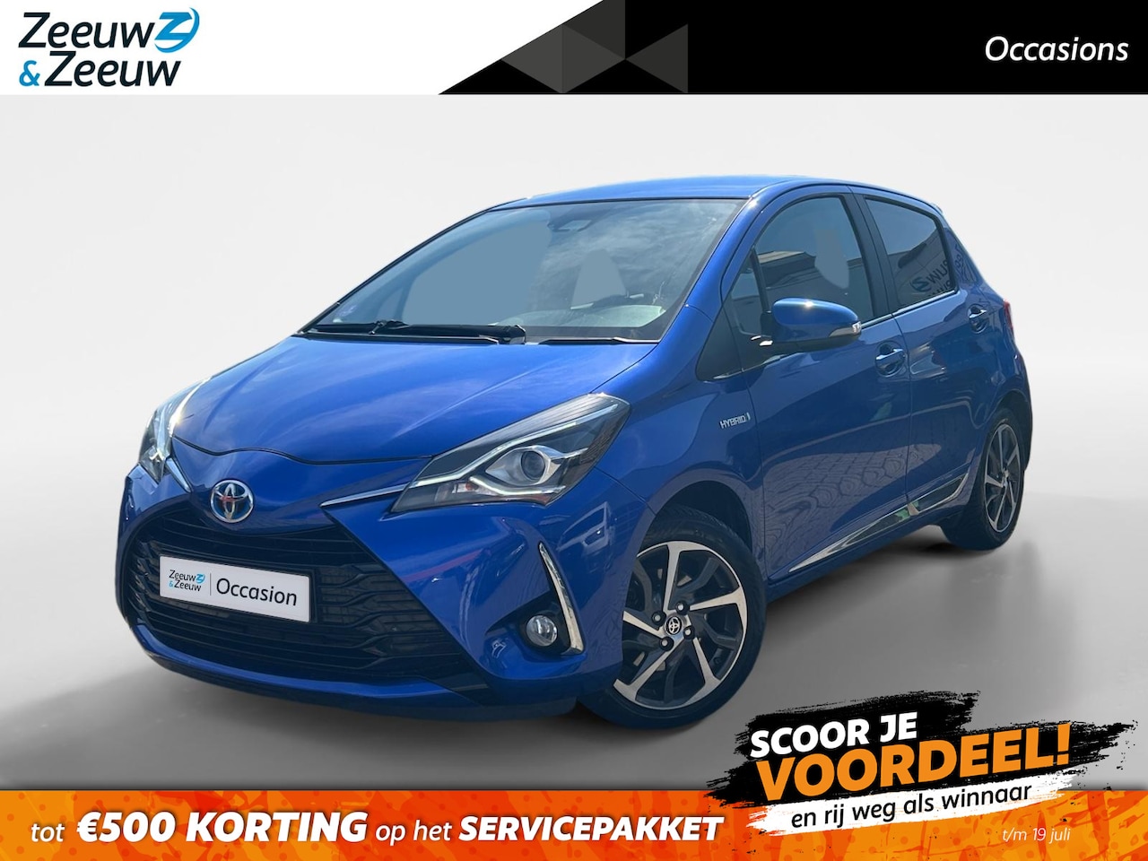 Toyota Yaris - 1.5 Hybrid Bi-Tone |Automaat|climate controle| dakspoiler| extra getint glas| 12 maanden B - AutoWereld.nl