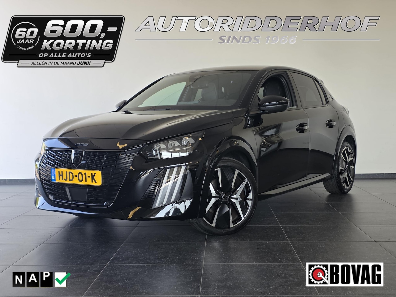 Peugeot 208 - 1.2 Hybrid 145 e-DCS6 GT | Apple Carplay & Android Auto | 360° Camera | Adaptive Cruise Co - AutoWereld.nl