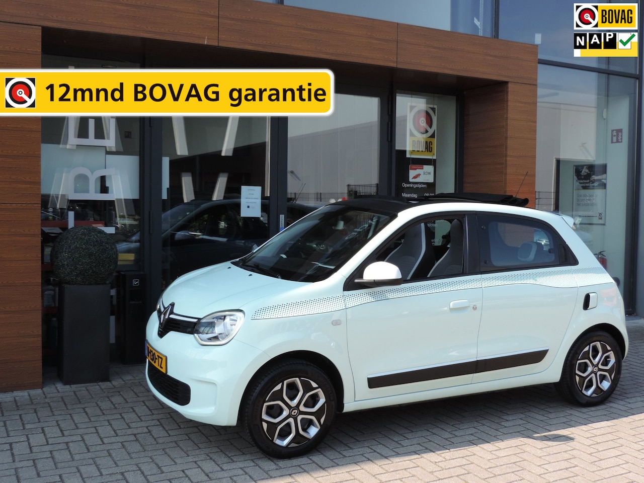 Renault Twingo - 1.0 SCe Collection 28.000km | Vert Pistache Groen | Schuif/vouwdak | 1e Eig | NLauto | Air - AutoWereld.nl