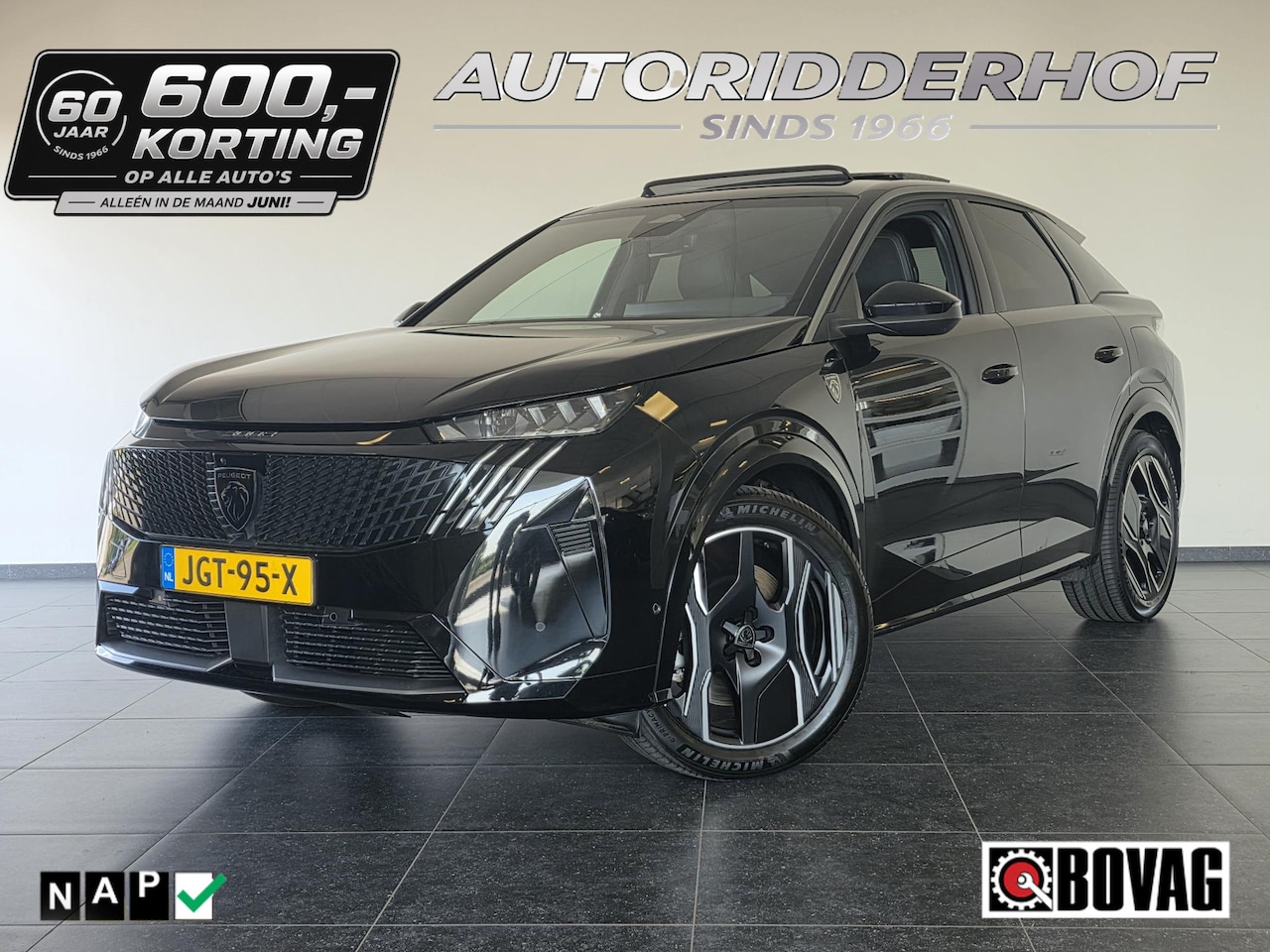 Peugeot e-3008 - Launch Edition 325 Dual Motor 73 kWh | Warmtepomp | Schuif/kanteldak | Stoel verwarming & - AutoWereld.nl