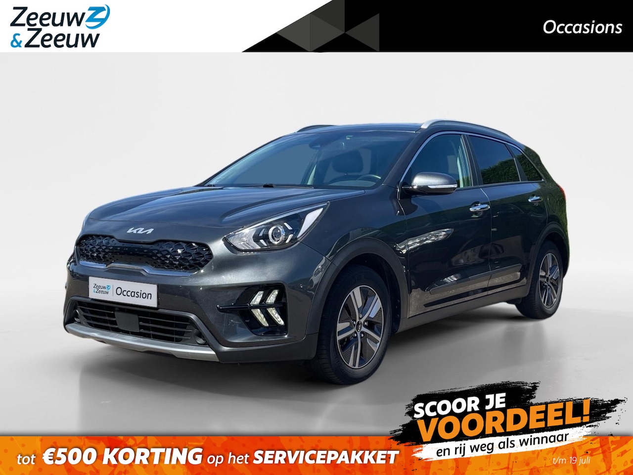 Kia Niro - 1.6 GDi Hybrid DynamicLine Extra | Stoel + stuur verwarming | Schuif/kantel dak | Climate - AutoWereld.nl