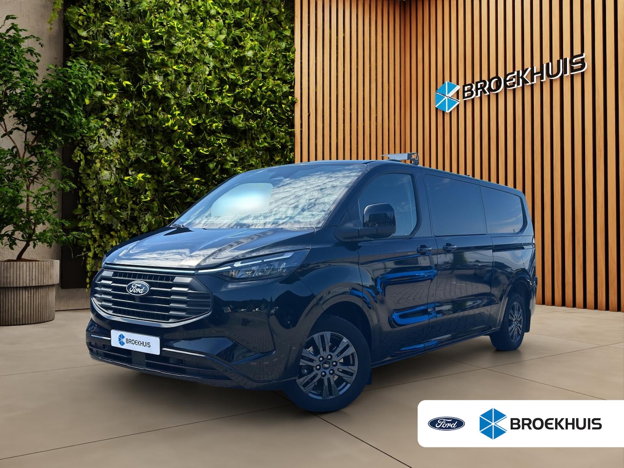 Ford Transit Custom - 320 2.5 PHEV 233PK L2 Limited Dubbele Cabine Omvormer | 2x Schuifdeur | Imperiaal wegklapb - AutoWereld.nl