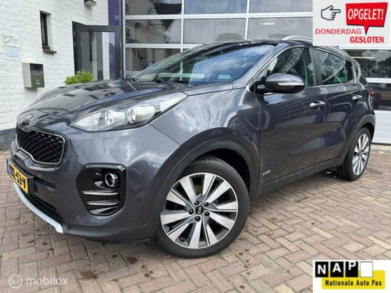 Kia Sportage - 1.6 T-GDI 4WD Dynamic * AUTOMAAT * LEDER * NAVI - AutoWereld.nl
