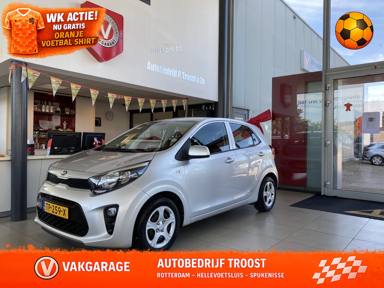 Kia Picanto - 1.0 CVVT EconomyPlusLine 1.0 CVVT EconomyPlusLine,Airco,Bleutooth,Elektrischpakket,Centraledeurvergrendeling op Afs - AutoWereld.nl