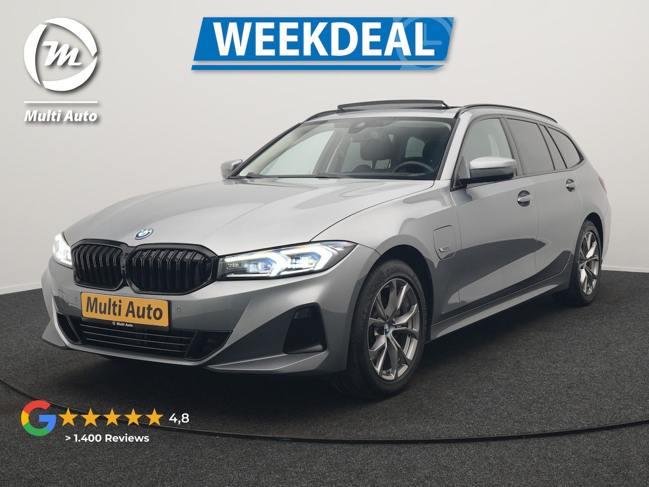 BMW 3-serie Touring - 320e Sportline FACELIFT PHEV Dealer O.H | Panodak | Widescreen Navi | Harman Kardon | Came - AutoWereld.nl