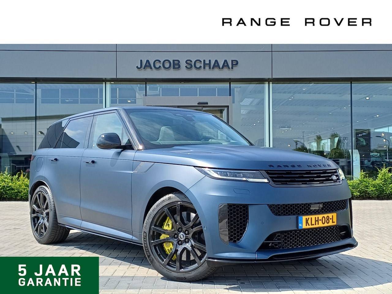 Land Rover Range Rover Sport - 4.4 P635 SV Edition Two | NIEUW - 0 km | Nebula Blue Satin | 23" Carbon velgen | Gelimitee - AutoWereld.nl