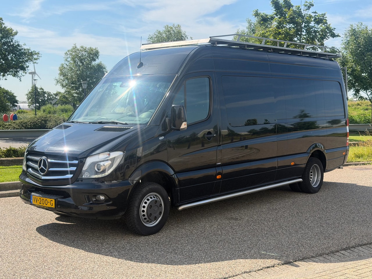Mercedes-Benz Sprinter - 519CDI L3H2 Dubbelcabine Automaat Airco Navi Trekhaak V6 EURO 6 - AutoWereld.nl