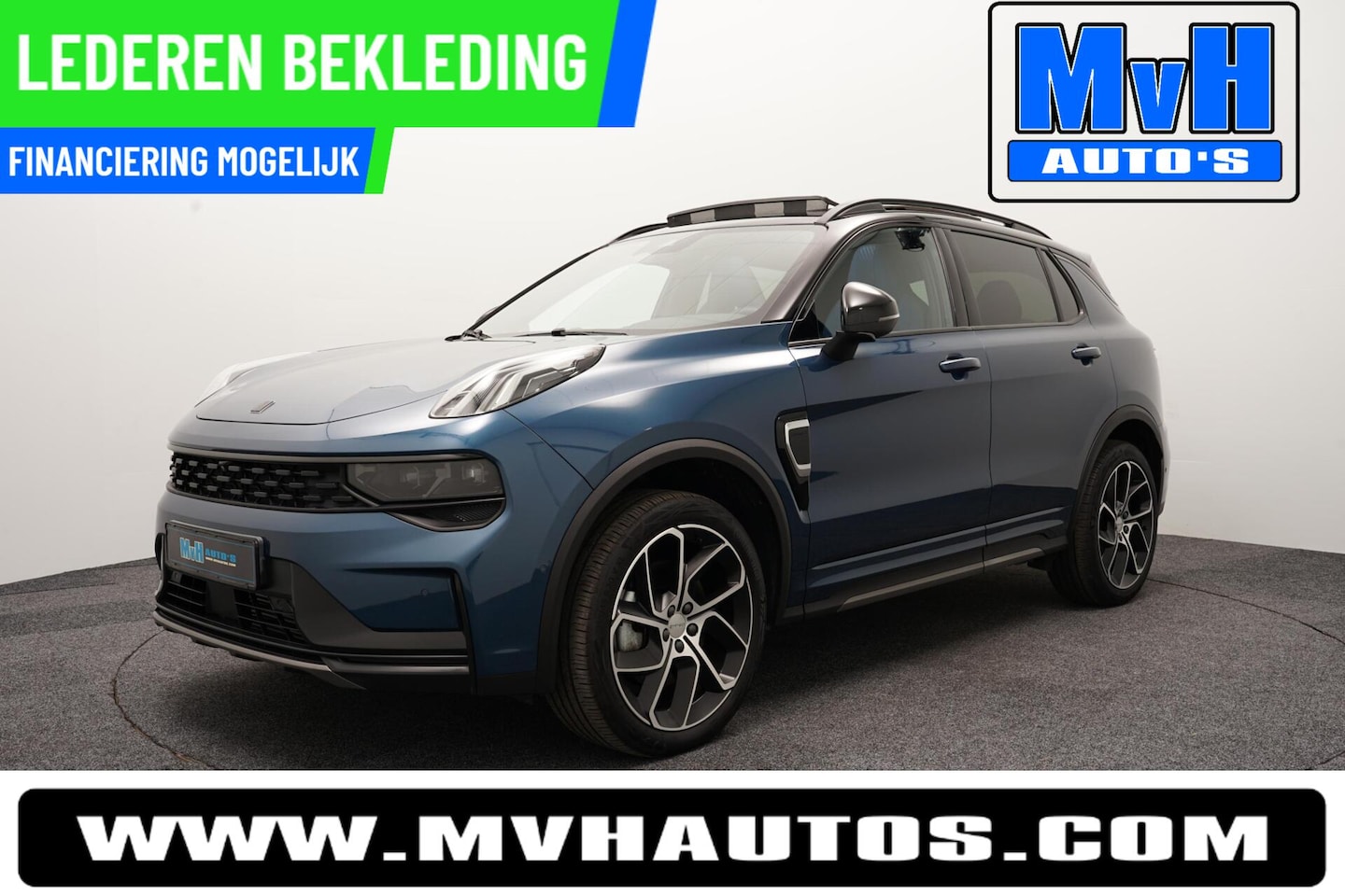 Lynk & Co 01 - 1.5 Hybride|FULL BLACK|LEER|262PK|360°CAM|PANO - AutoWereld.nl