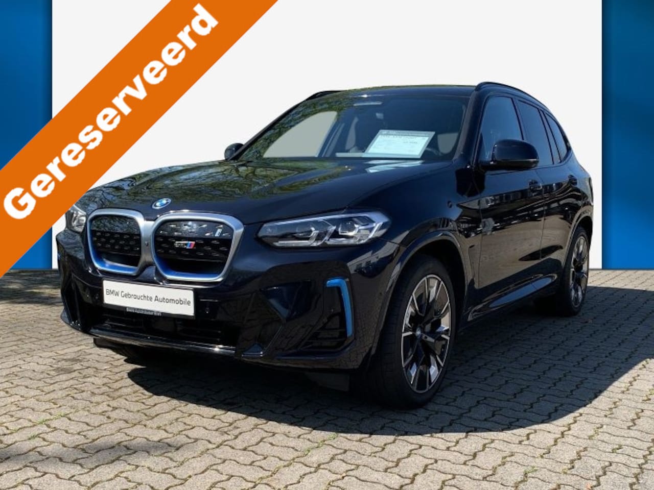 BMW iX3 - M-SPORT 80 kWh (210kW/286pk) ** LED, LEDER, PANO, ACC, ALARM, H&K SOUND,  20-inch LMV ** 1 - AutoWereld.nl