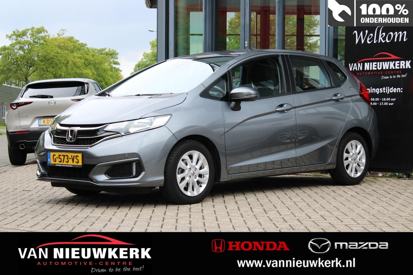 Honda Jazz - 1.3 i-VTEC 102pk Automaat Comfort | Navigatie | Trekhaak | Stoelverwarming | Cruisecontrol - AutoWereld.nl