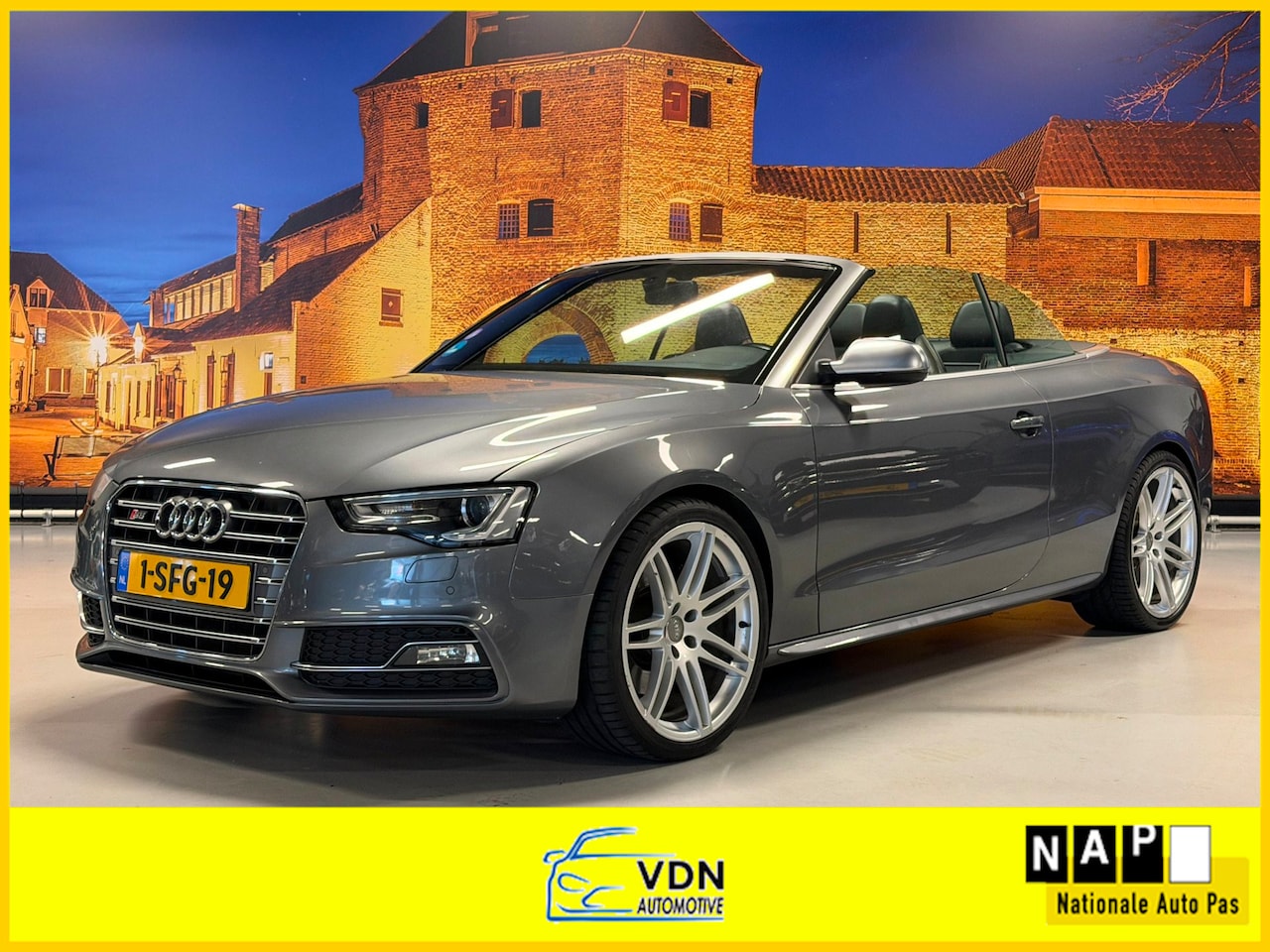 Audi A5 Cabriolet - 3.0 TFSI S5 Quattro Automaat Leer Bang&Olufsen - AutoWereld.nl