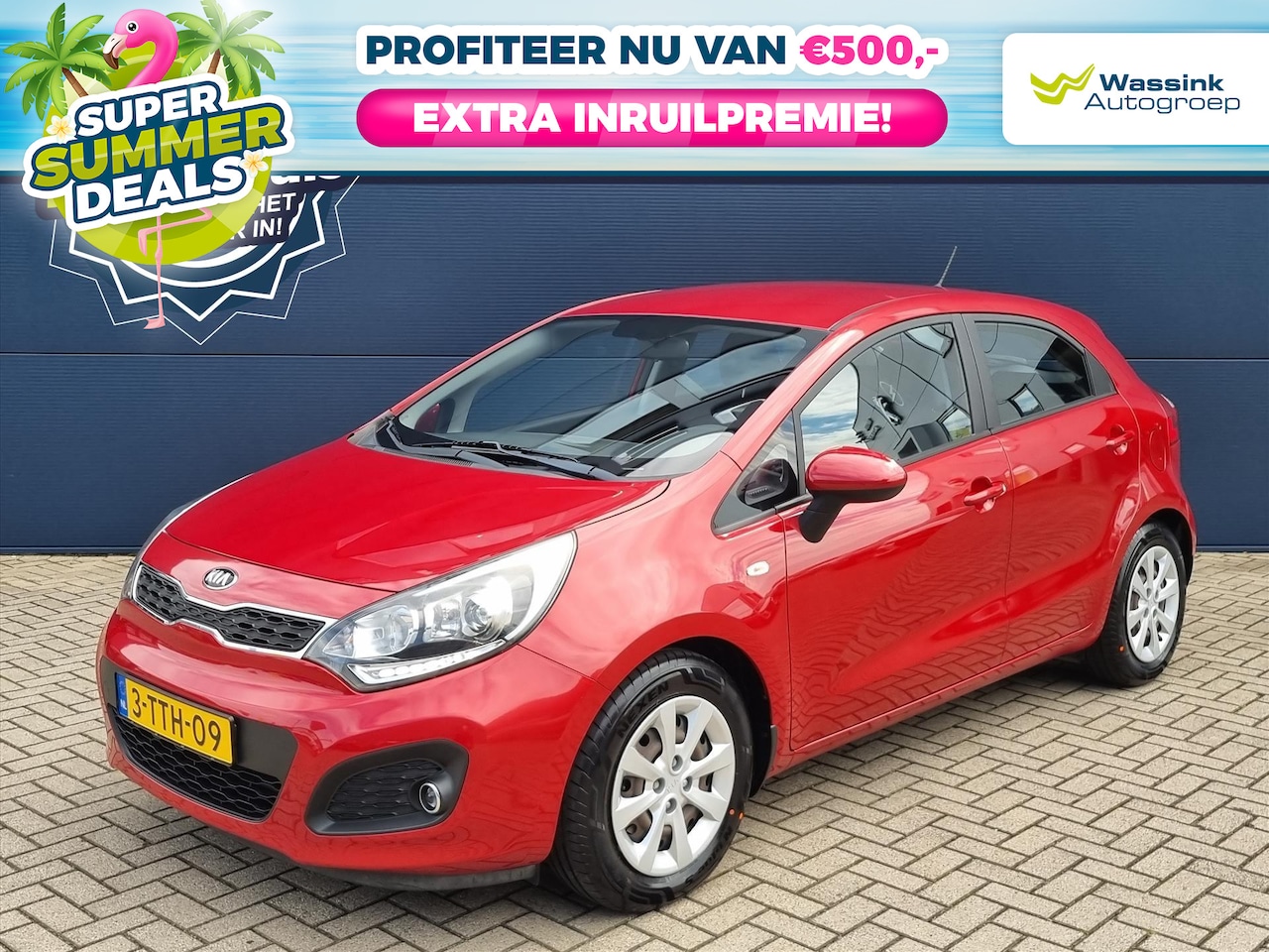 Kia Rio - 1.4 109pk BusinessLine Automaat | LENTEDEALS | Airconditioning | Bluetooth | Trekhaak | Cr - AutoWereld.nl