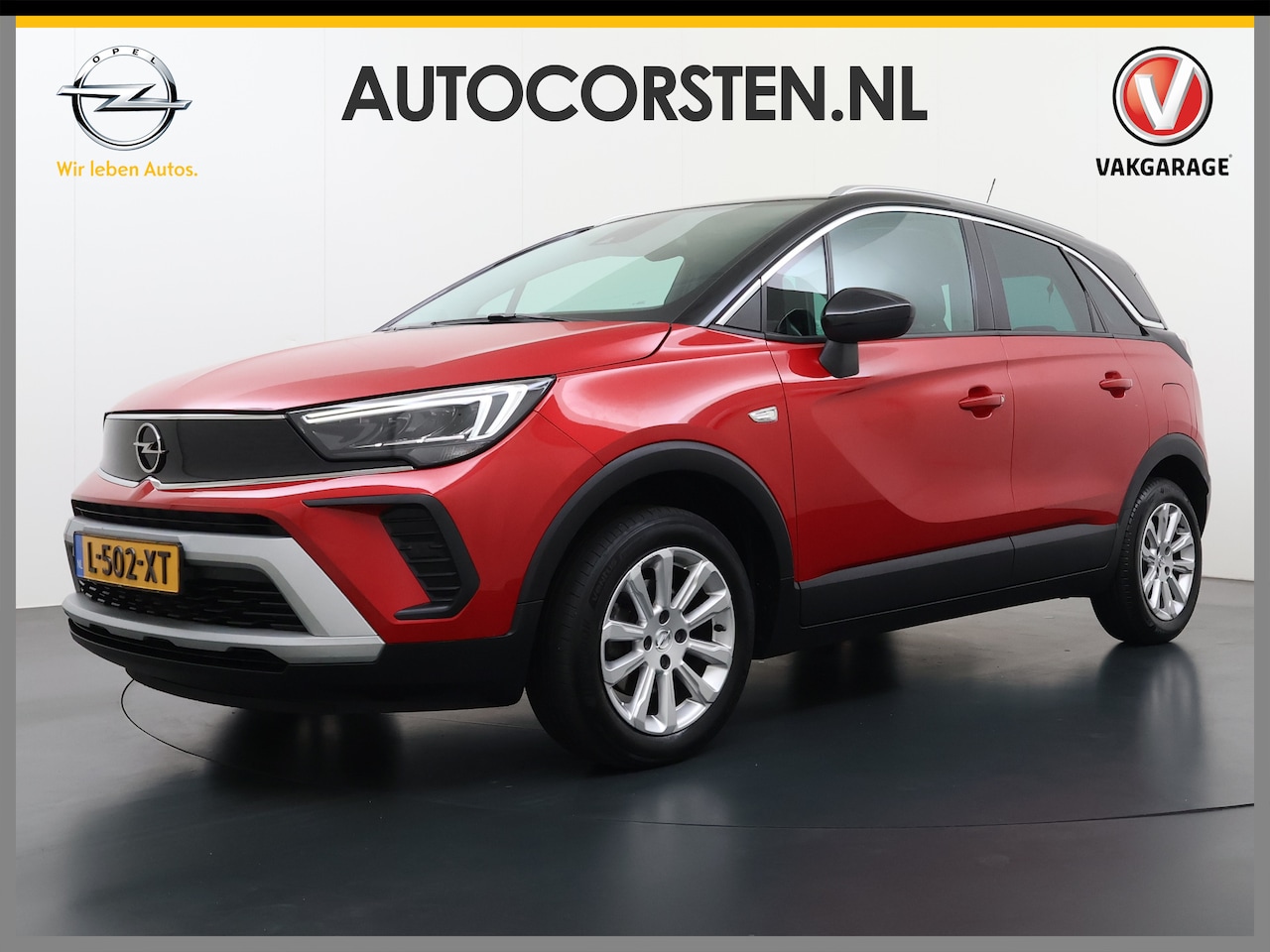 Opel Crossland - 1.2T 131PK Automaat Stoel+Stuurverwarming AGR-Comfort Stoel 360°Camera Apple Carplay Andro - AutoWereld.nl