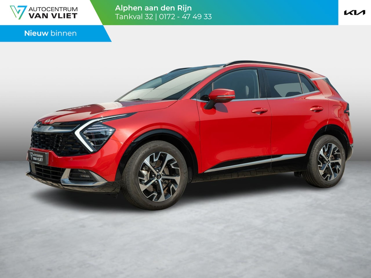 Kia Sportage - 1.6 T-GDi Hybrid DynamicPlusLine | Schuifkanteldak | Stoel en stuurverwarming | - AutoWereld.nl
