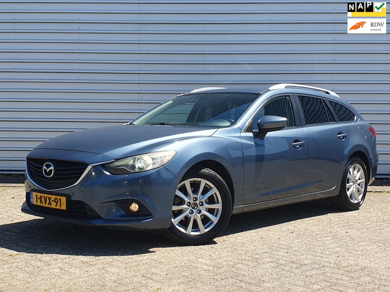 Mazda 6 Sportbreak - 2.0 TS+ Clima/Navi/Leder - AutoWereld.nl