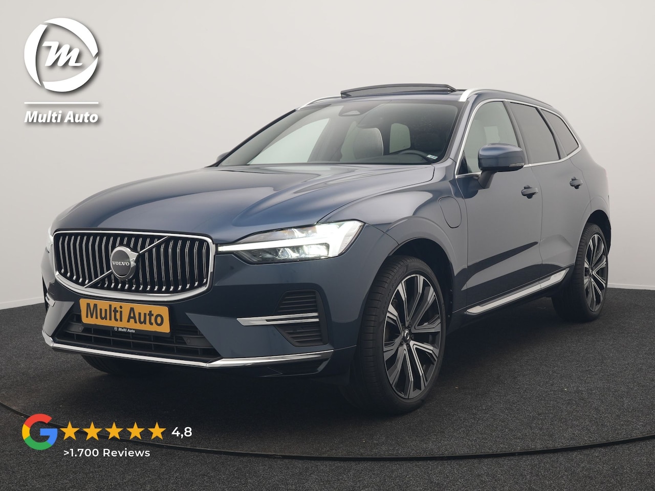Volvo XC60 - T6 AWD Plus Bright PHEV 350pk LONG RANGE Dealer O.H | Panodak | Adaptive Cruise | Tailored - AutoWereld.nl