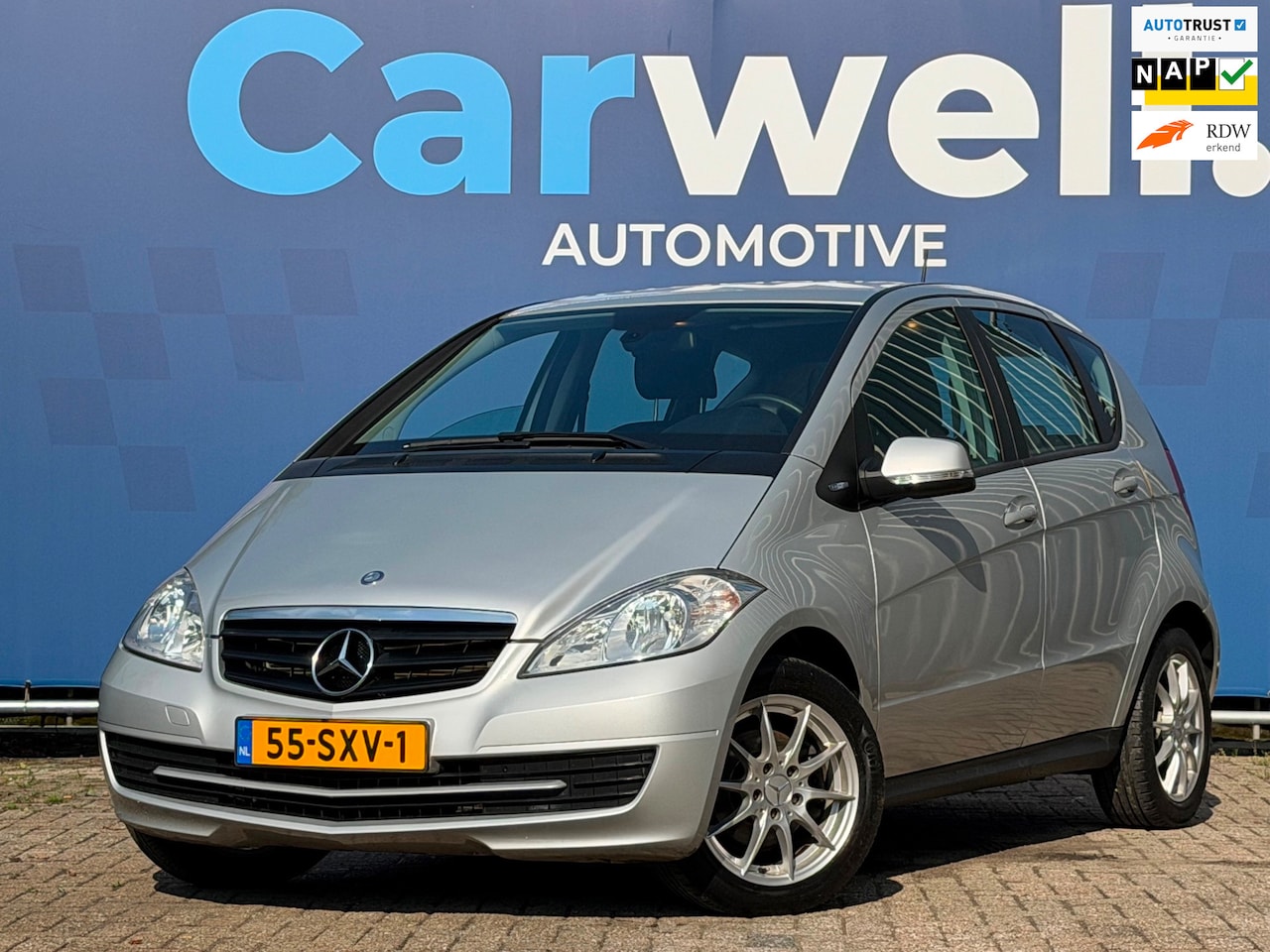 Mercedes-Benz A-klasse - 160 BlueEFFICIENCY Business Class|1e Eigenaar|Navi|Airco|ElektrischeRamen|LMV|Bleutooth|IS - AutoWereld.nl