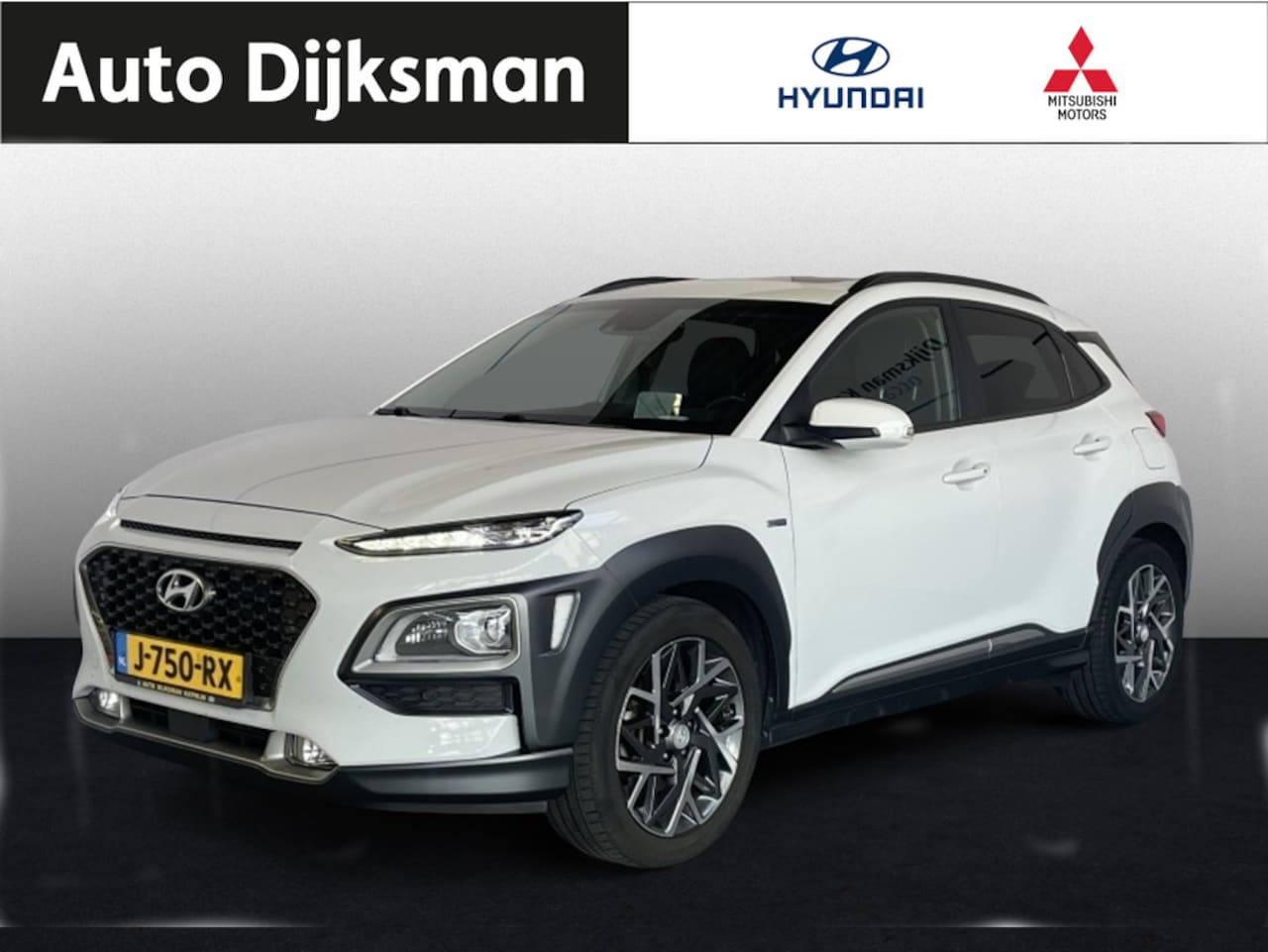 Hyundai Kona - Hyundai|Navi|Carplay 1.6 GDI HEV Prem Sky - AutoWereld.nl
