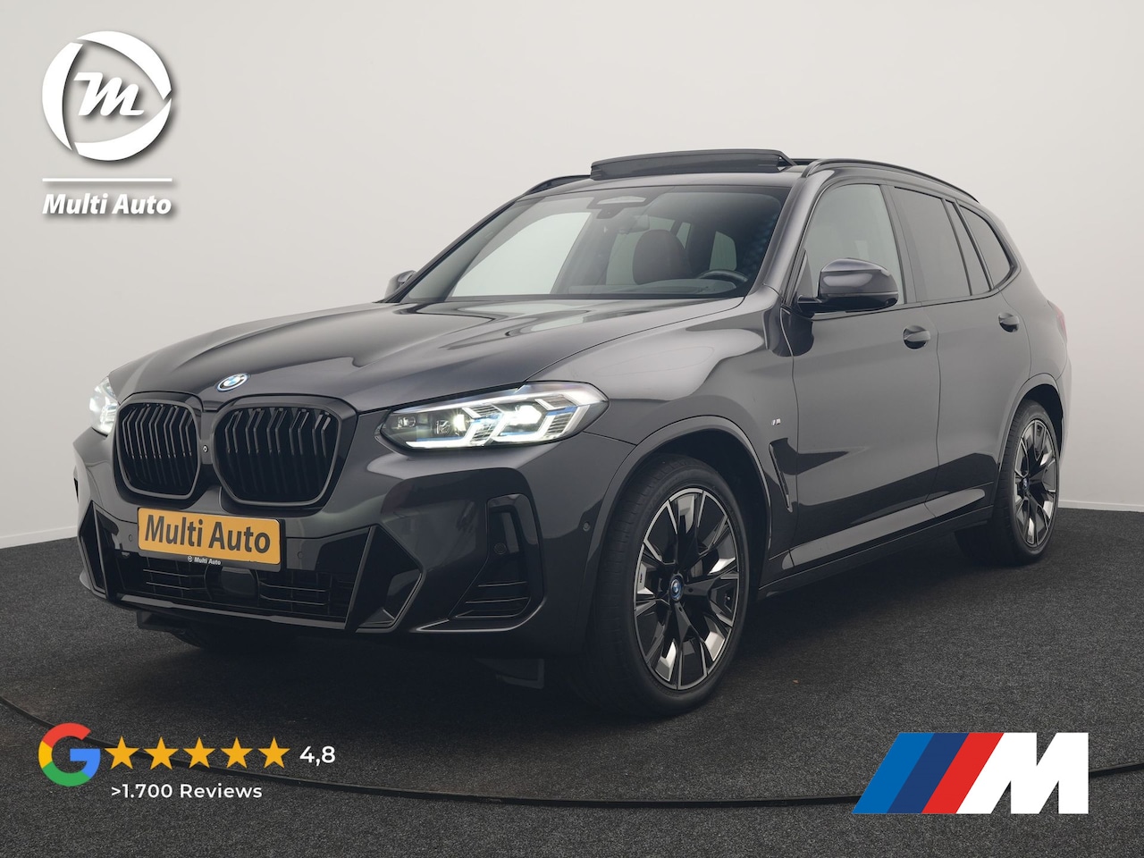 BMW iX3 - M Sport 80 kWh 286pk Dealer O.H | Trekhaak Af Fabriek | Panodak | Laser LED | Head Up | Ad - AutoWereld.nl