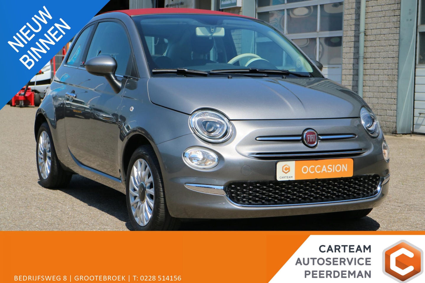 Fiat 500 C - 1.0 Hybrid Dolcevita | Cabrio! | Als Nieuw! | - AutoWereld.nl