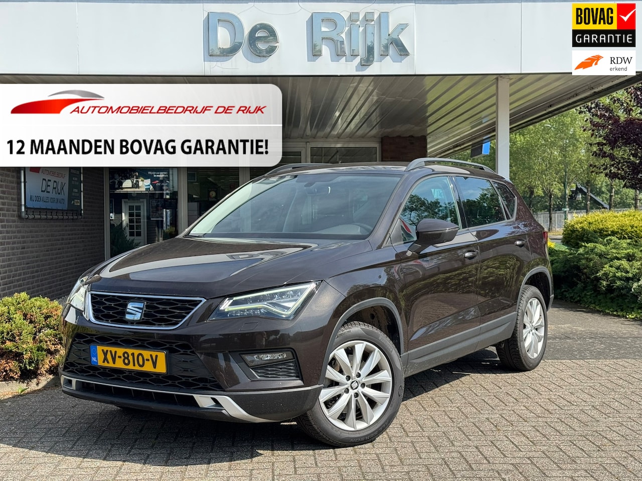 SEAT Ateca - 1.4 EcoTSI | Navi, PDC, Cruise, Stoelverw., Trekhaak wegkl., Climate | Goed onderhouden! | - AutoWereld.nl
