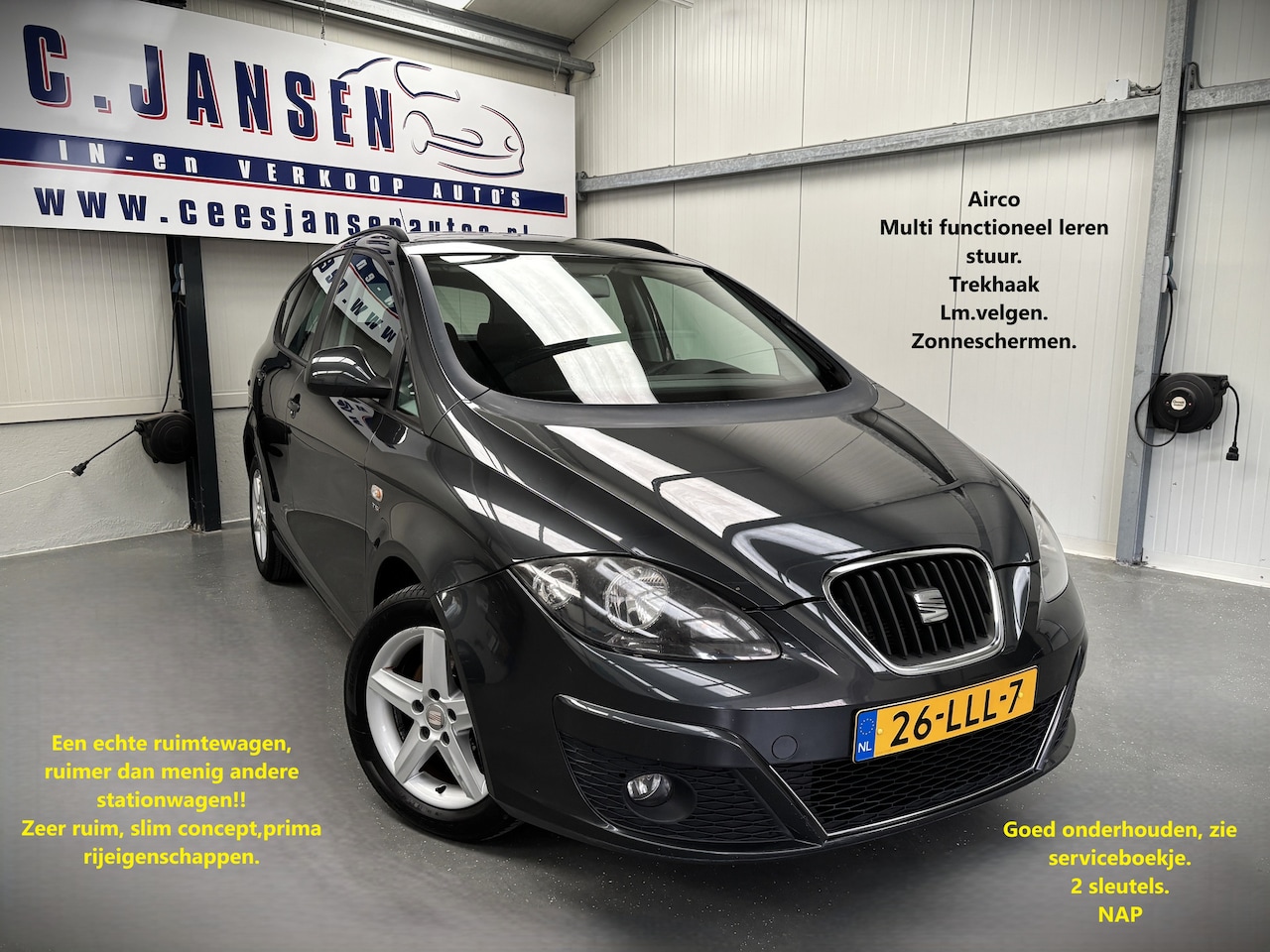 SEAT Altea XL - 1.4 TSI Reference Lifestyle !! | Airco | Lichtmetalen velgen 16" | Stuurwiel multifunction - AutoWereld.nl