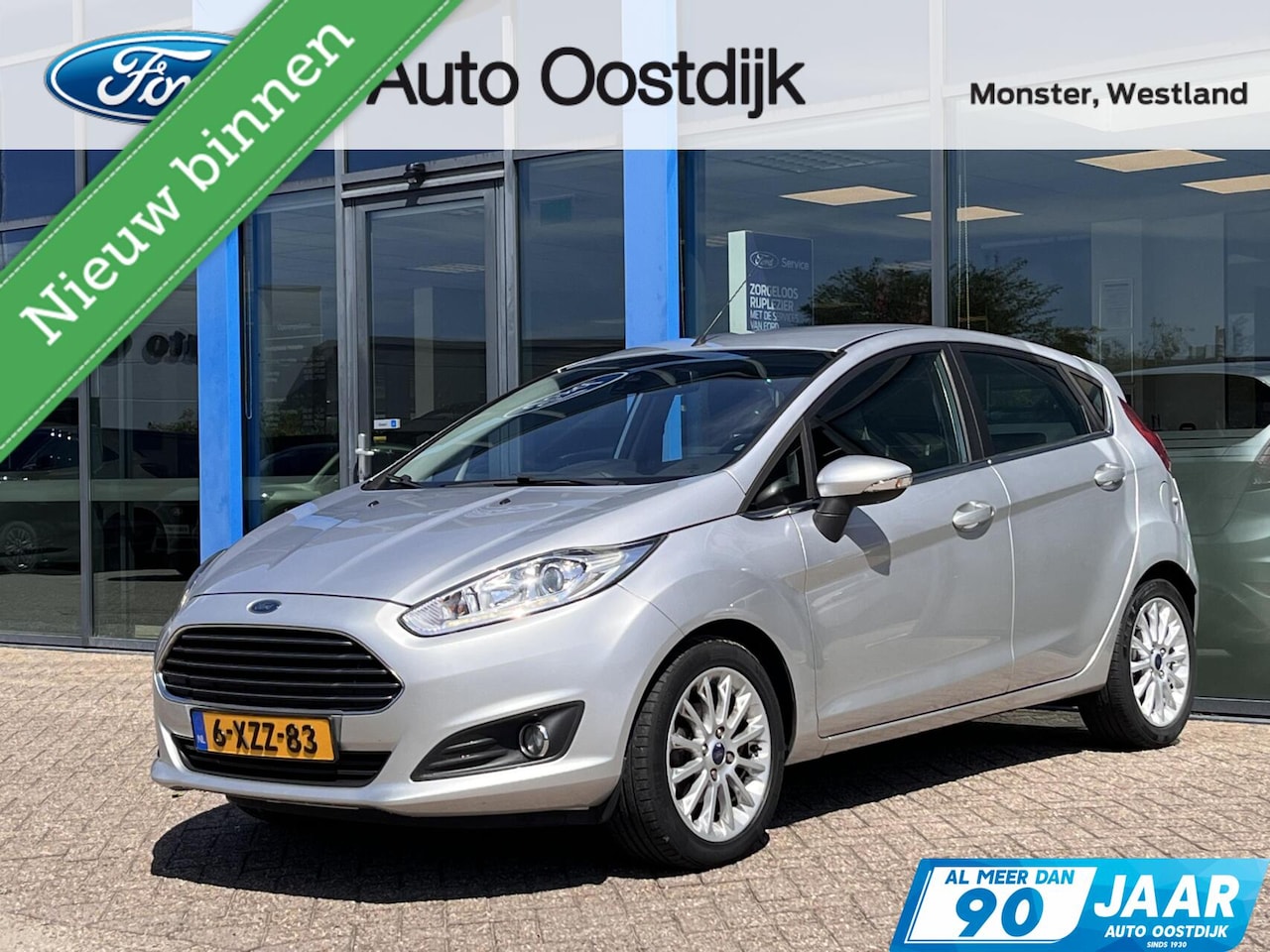 Ford Fiesta - 1.0 EcoBoost Titanium 100PK DISTRIBUTIERIEM IS VERVANGEN!! Cruise Navi Verwarmde Voorruit - AutoWereld.nl